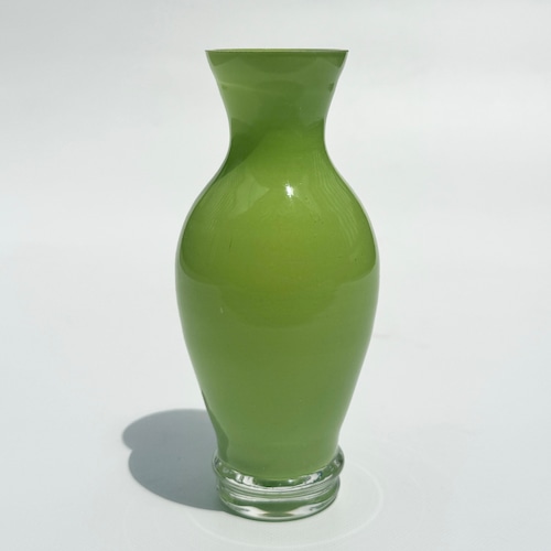 Yellow green vase