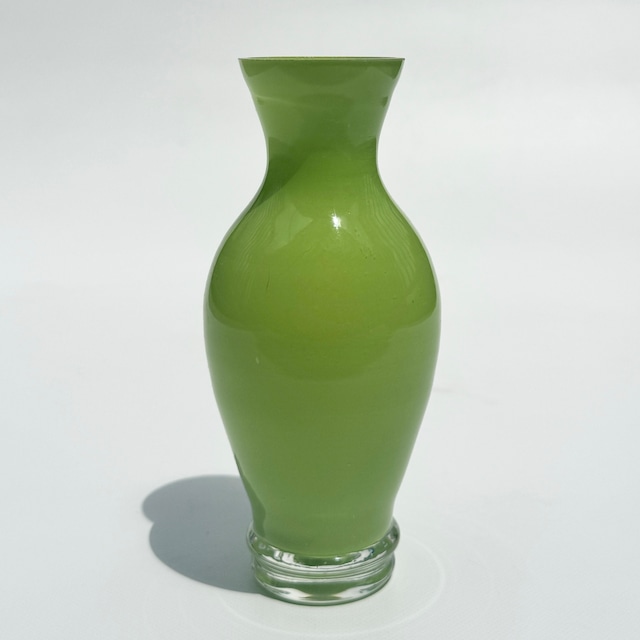 Yellow green vase