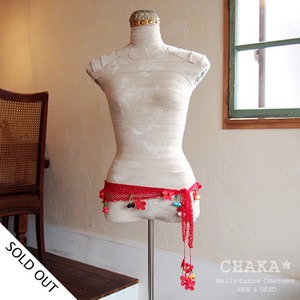 Roma Scarf／Red Mesh