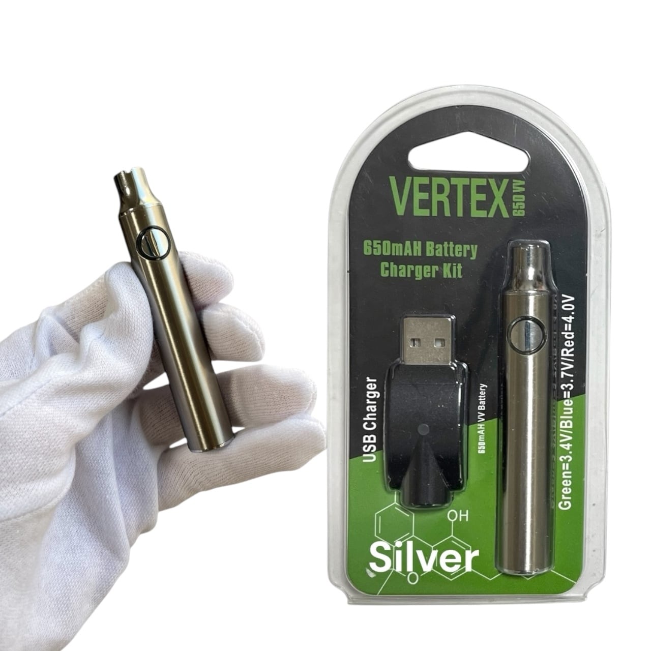 420friendly 510規格 高容量の 650mA Vertexペン型 ペン下