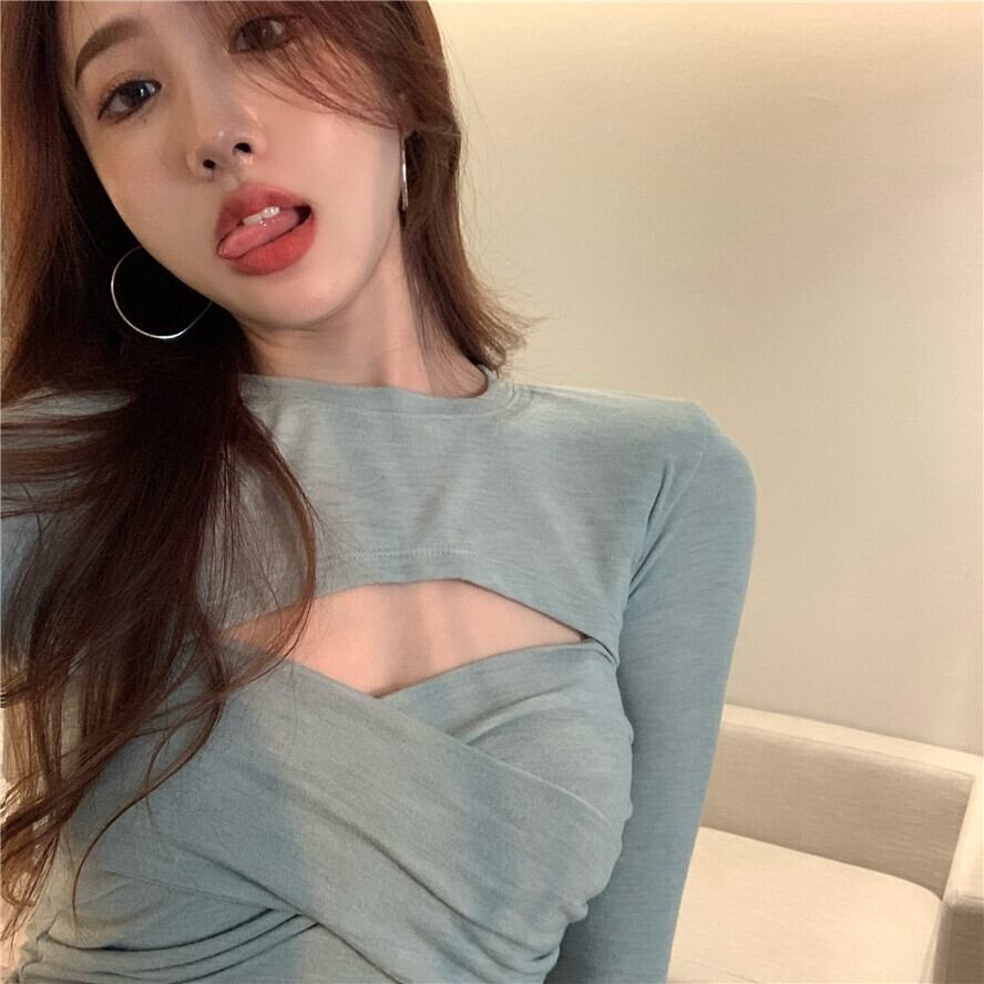 Tシャツ オータムハイウェストトップス 秋物 ガールズファッション41895276377