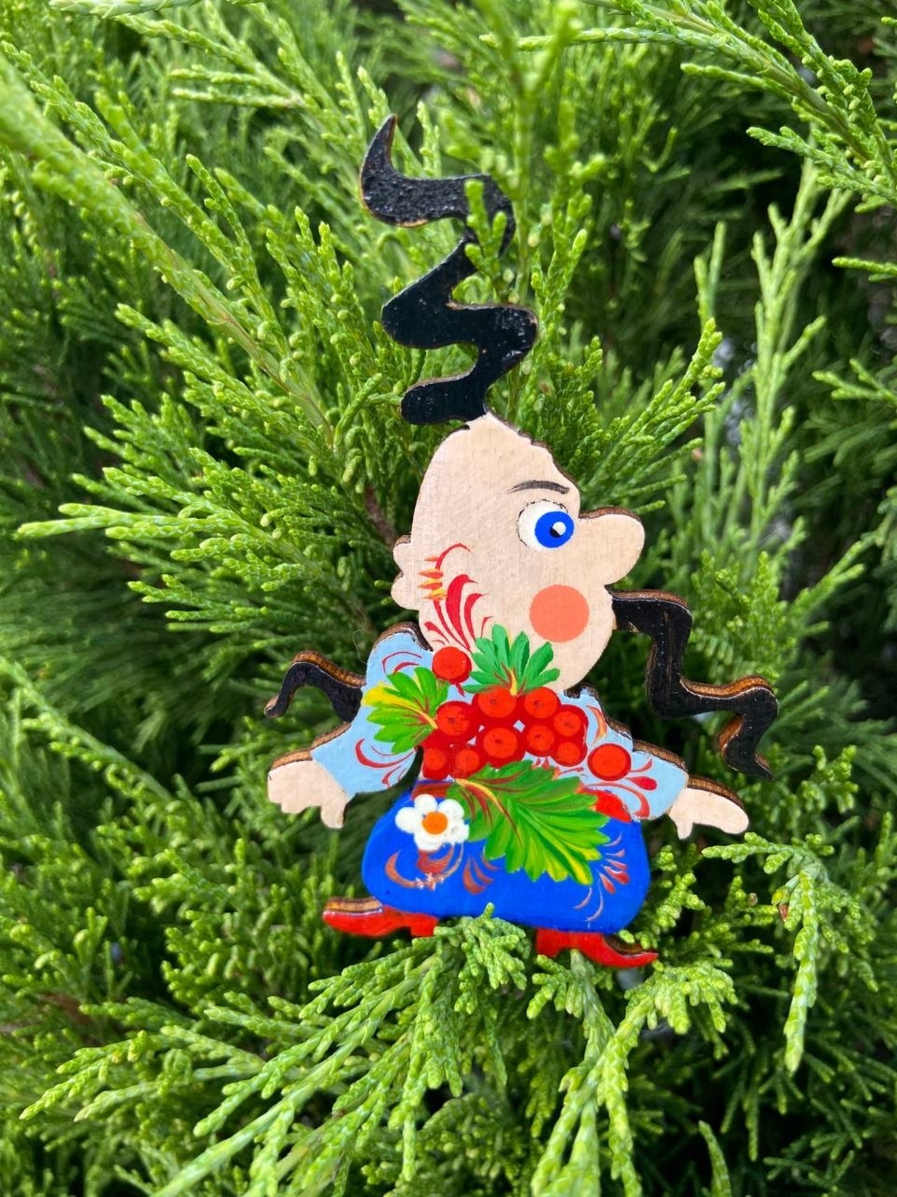 ペトリキウカ塗りマグネット コサック（ホロベッツ作） - 2