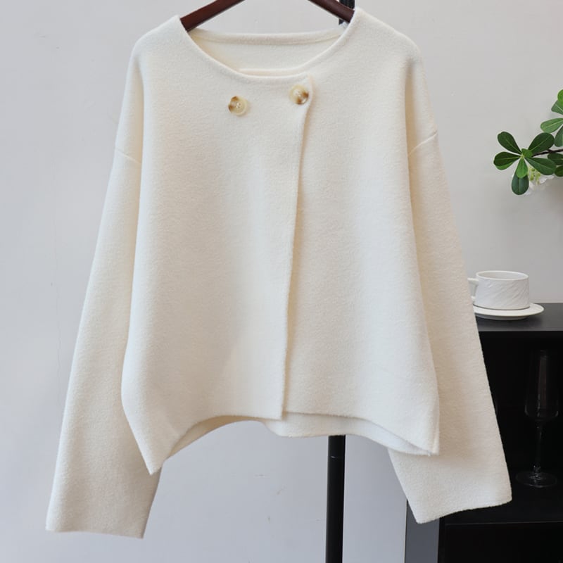 【outer】ニットカーディガン Q6709