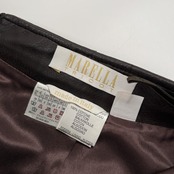 美品 イタリア製 MARELLA マレーラ 合皮 レザー タイト スカート サイズ 38 /ダークブラウン/レディース