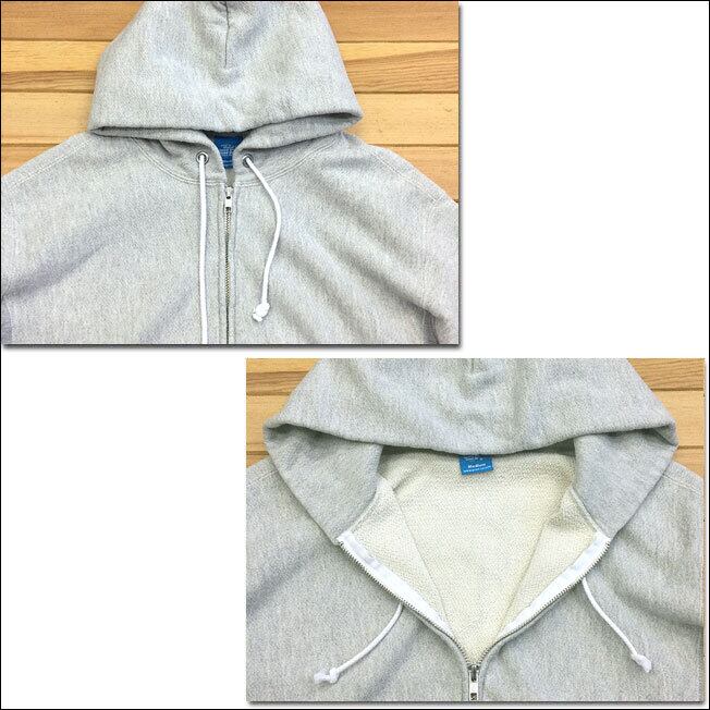Good On グッドオン HEAVY ZIP HOOD SWEAT H-GRAY へザーグレー ヘビー