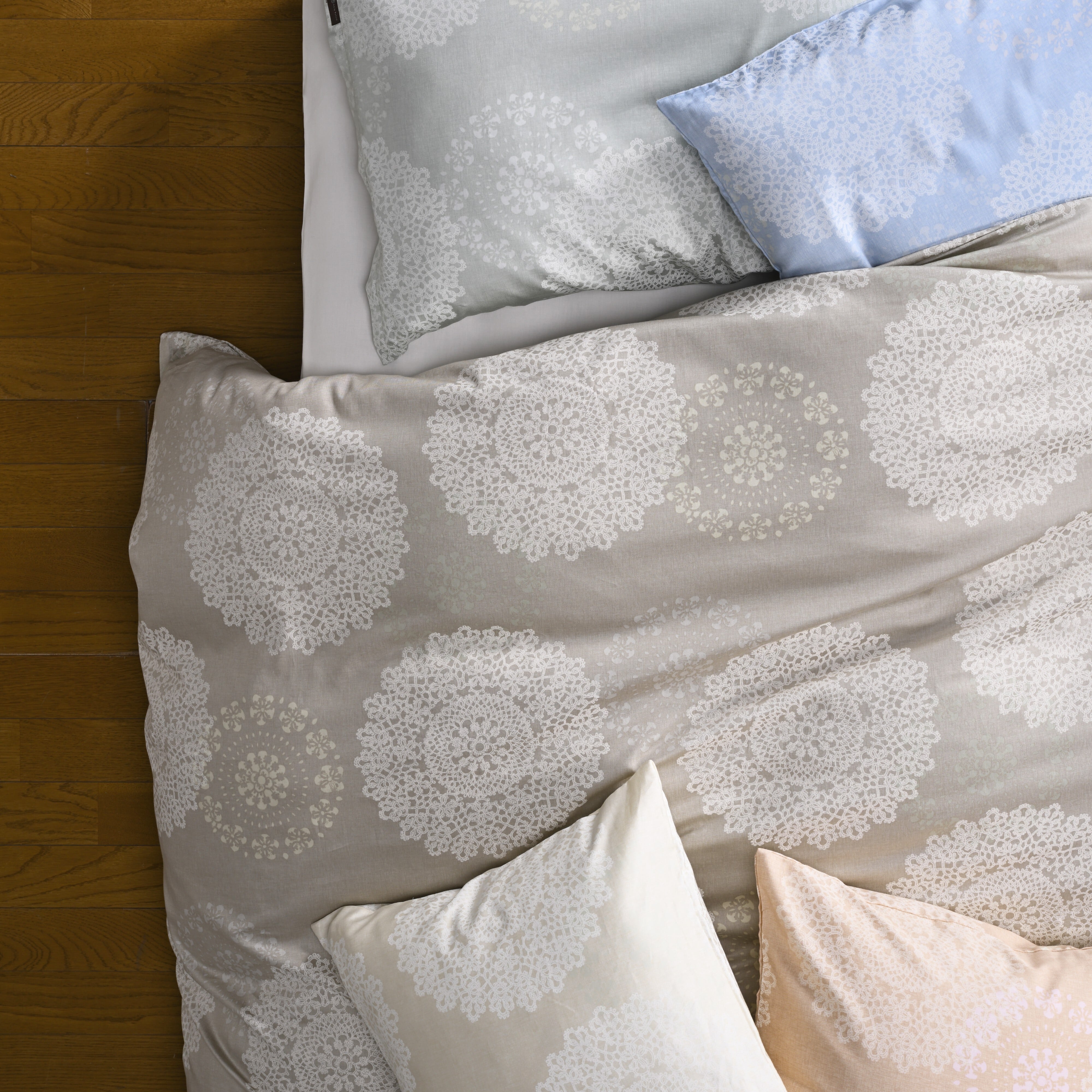 ピロケース(枕カバー)【クロッシェ】43×63cm 用 / 50×70cm 用 ファスナータイプ