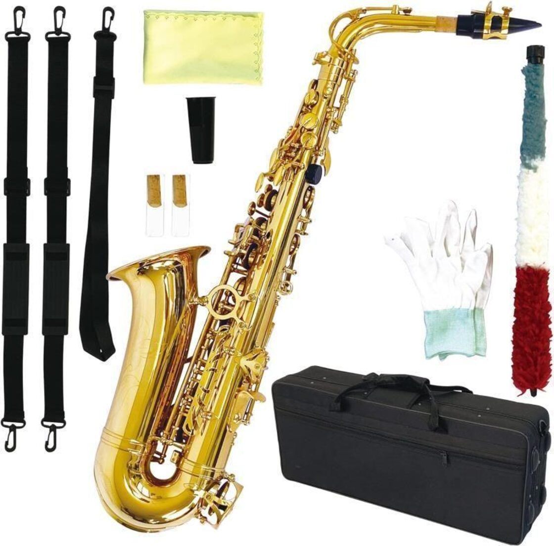 アルトサックス 初心者セット 安い 入門用 E Saxophone 吹奏楽 #668