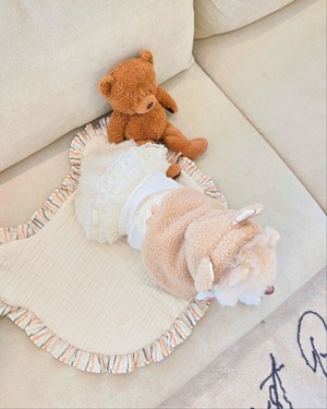 予約 【pecoramou select】Teddy  One-Piece Dress