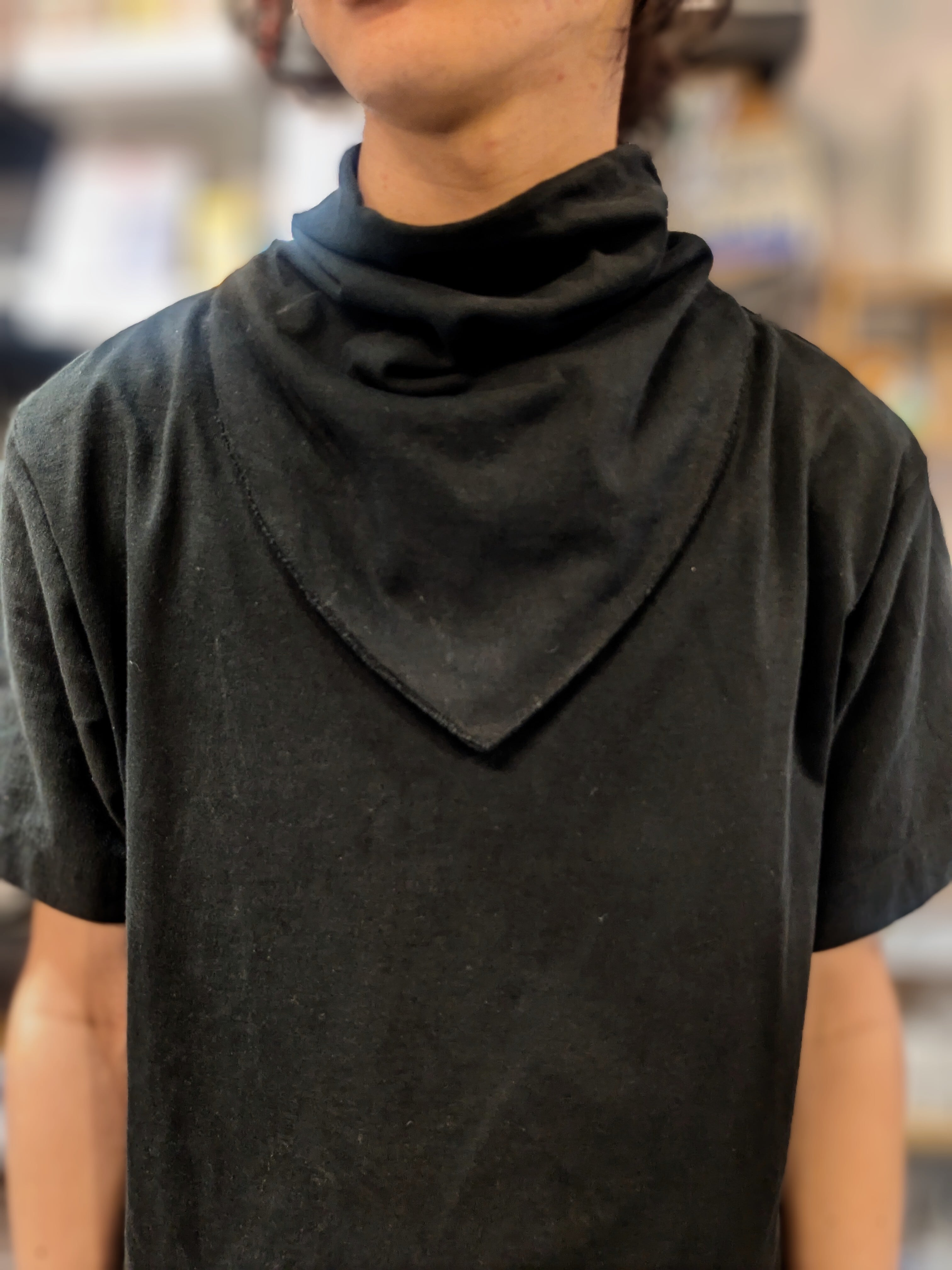 AP STUDIO 2024SS クラフトニット Tシャツ 黒 美品 新古美品 CCP ハイテック Tシャツ BLACK Lsize ST-OB02 定価