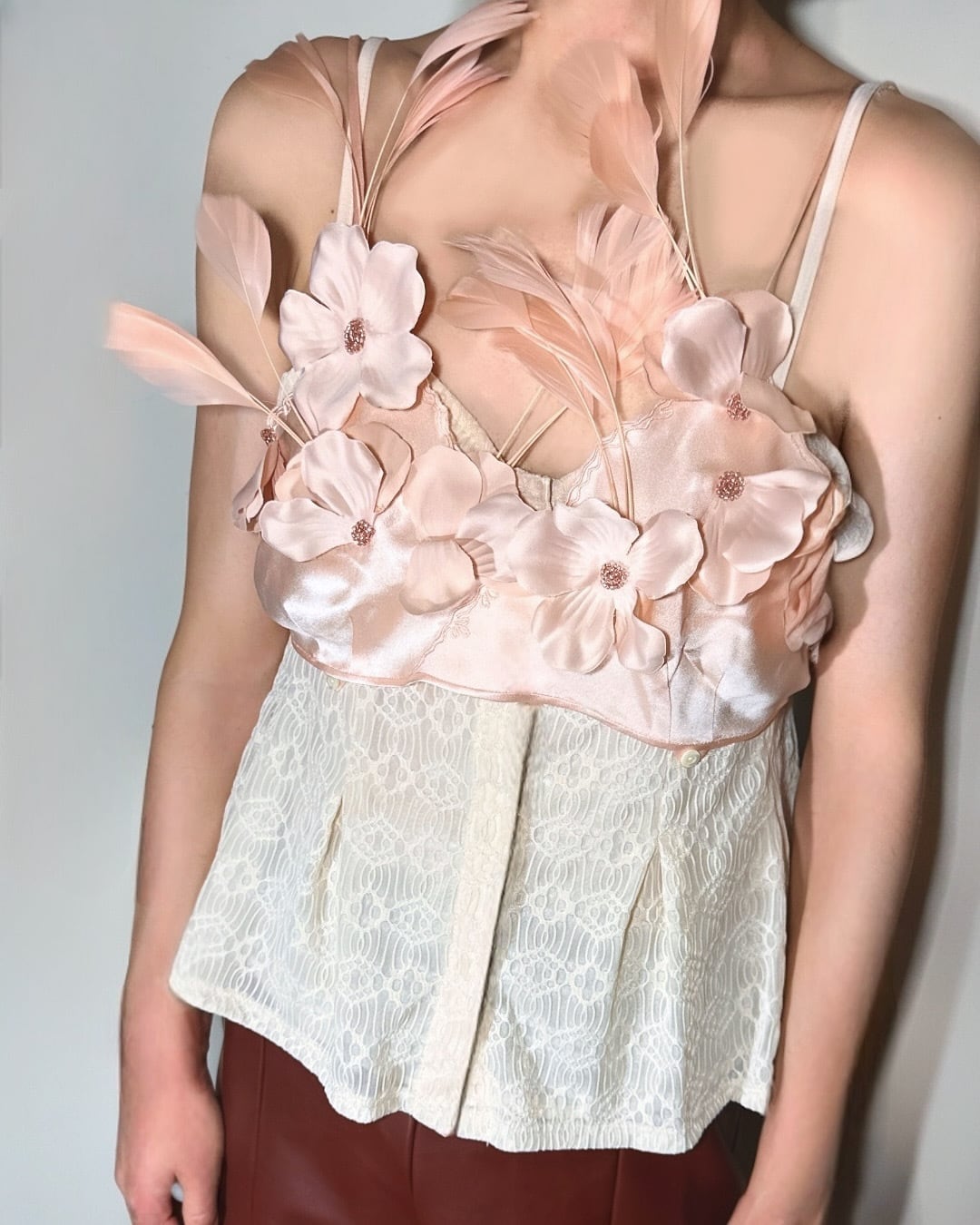 FUMIKA_UCHIDA  [SILK SATIN BRA TOP]