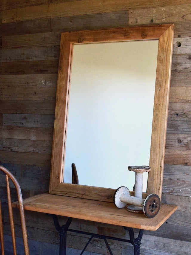 740×1055 Wood flame mirror