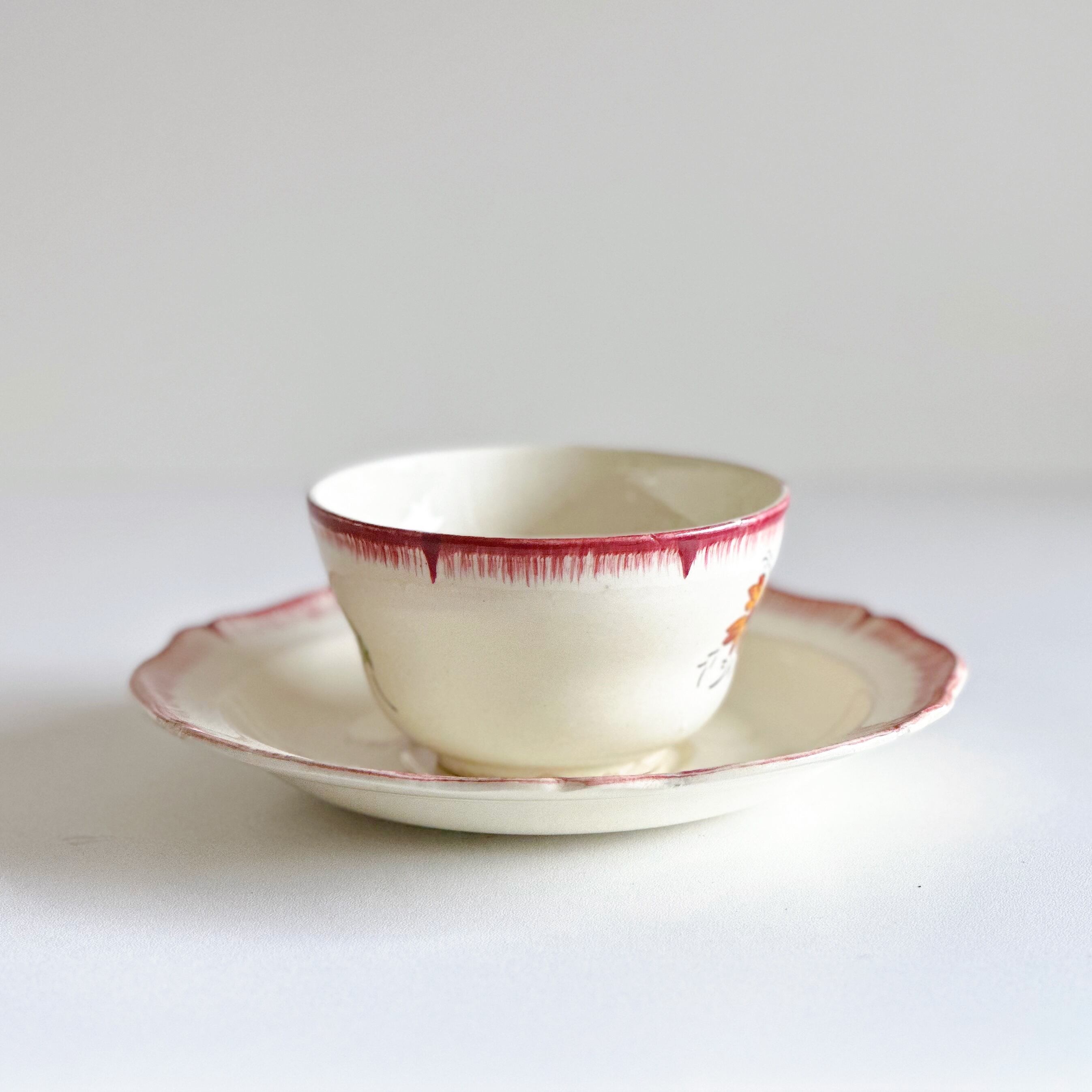 Creil et Montereau クレイユ・モントロー カップ&ソーサー A