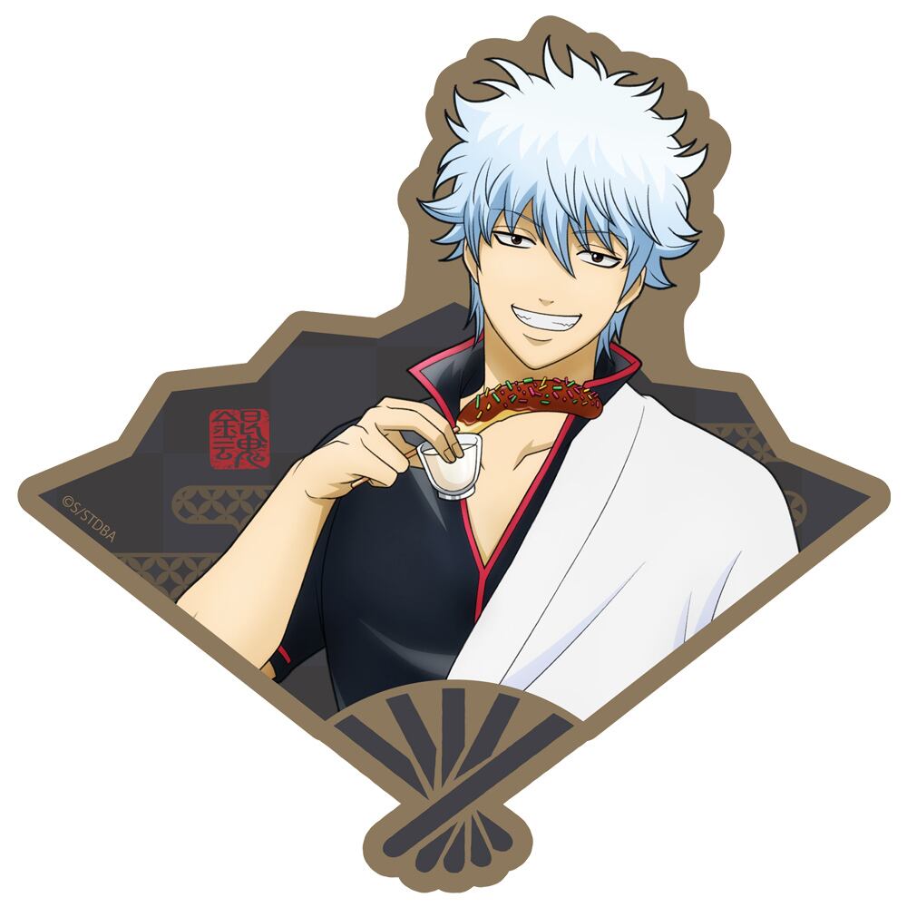 描き下ろし 坂田銀時65mm缶バッジ 旅装Ver. | リングサーチ コスパデポ店【