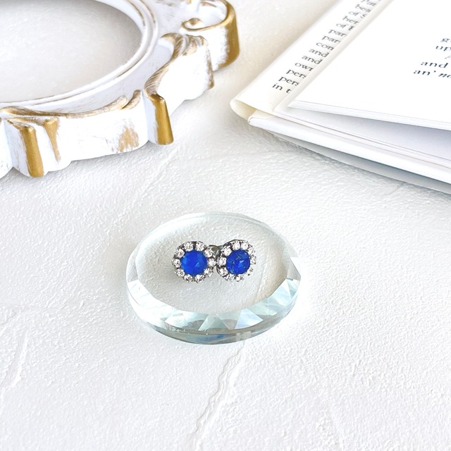 夜空のきらめき✧ラピスラズリ・ピアス✧サージカルステンレス製