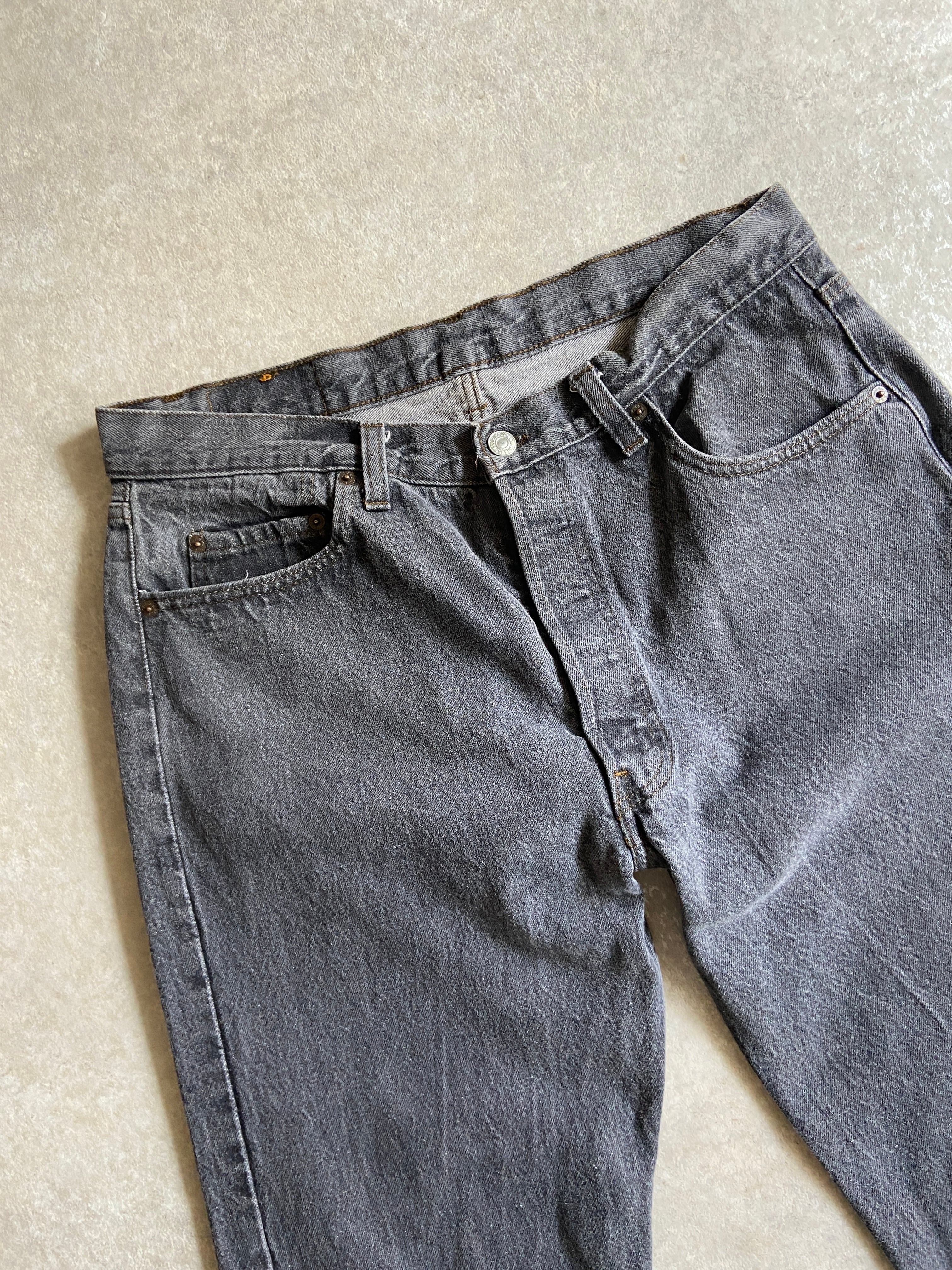 1980s Levi's 501 先染めブラック W34 L26.5 Made in USA G915