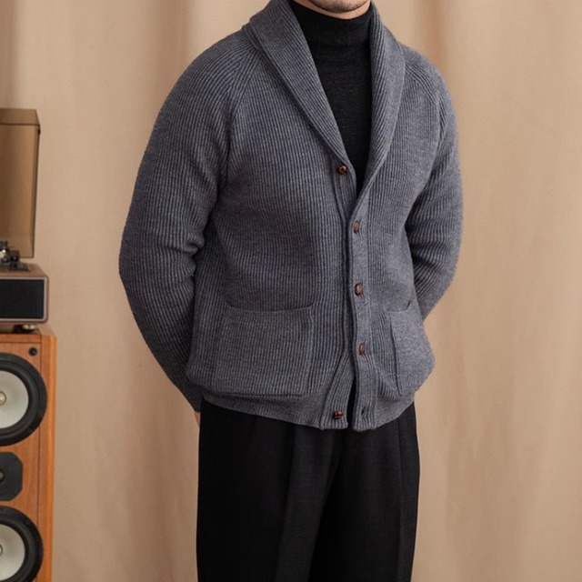 Vネックニットカーディガン OJ0353