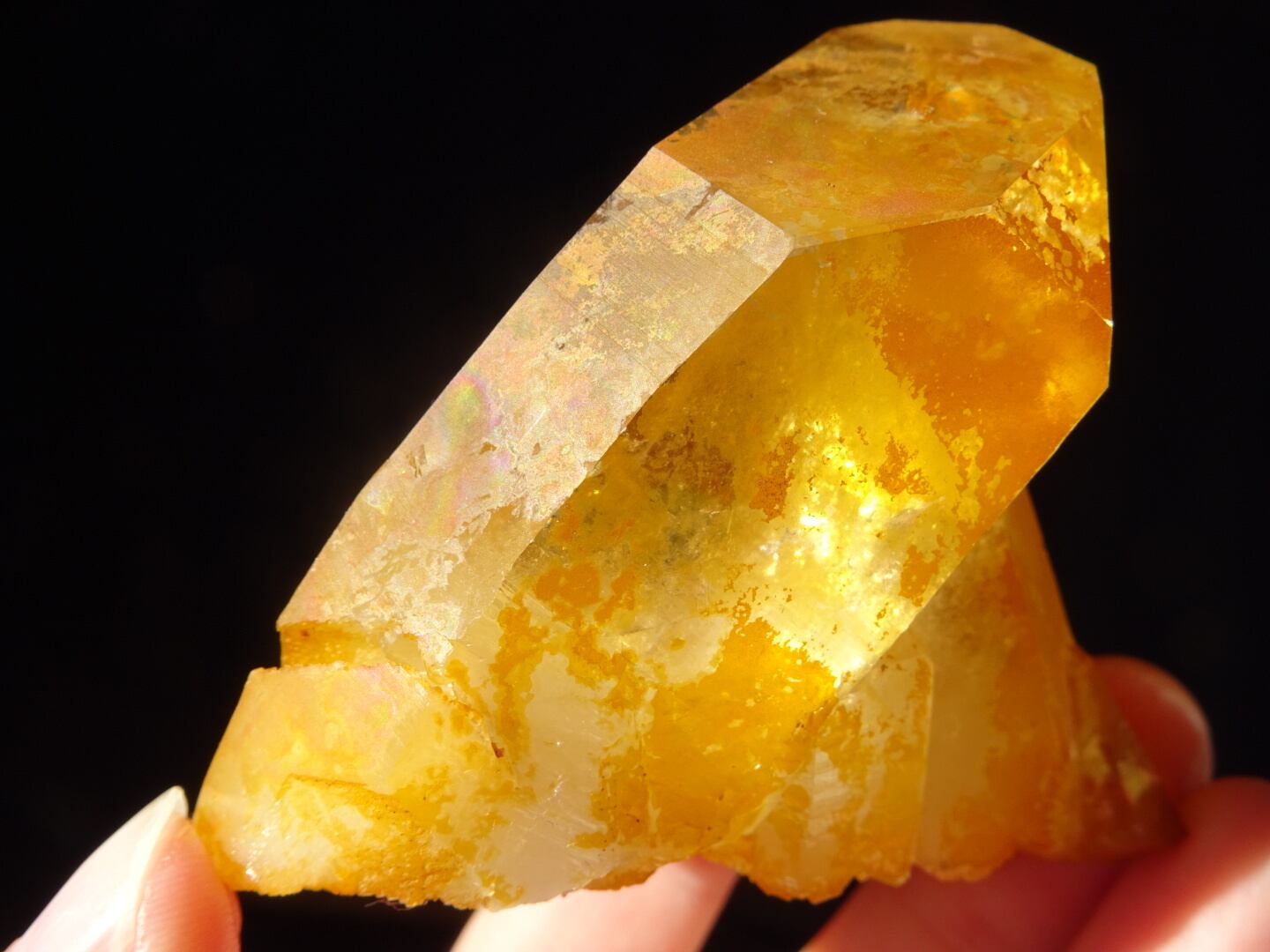 ソラリス・クォーツ」 天然レインボーオーラ＆ゴールデンヒーラー