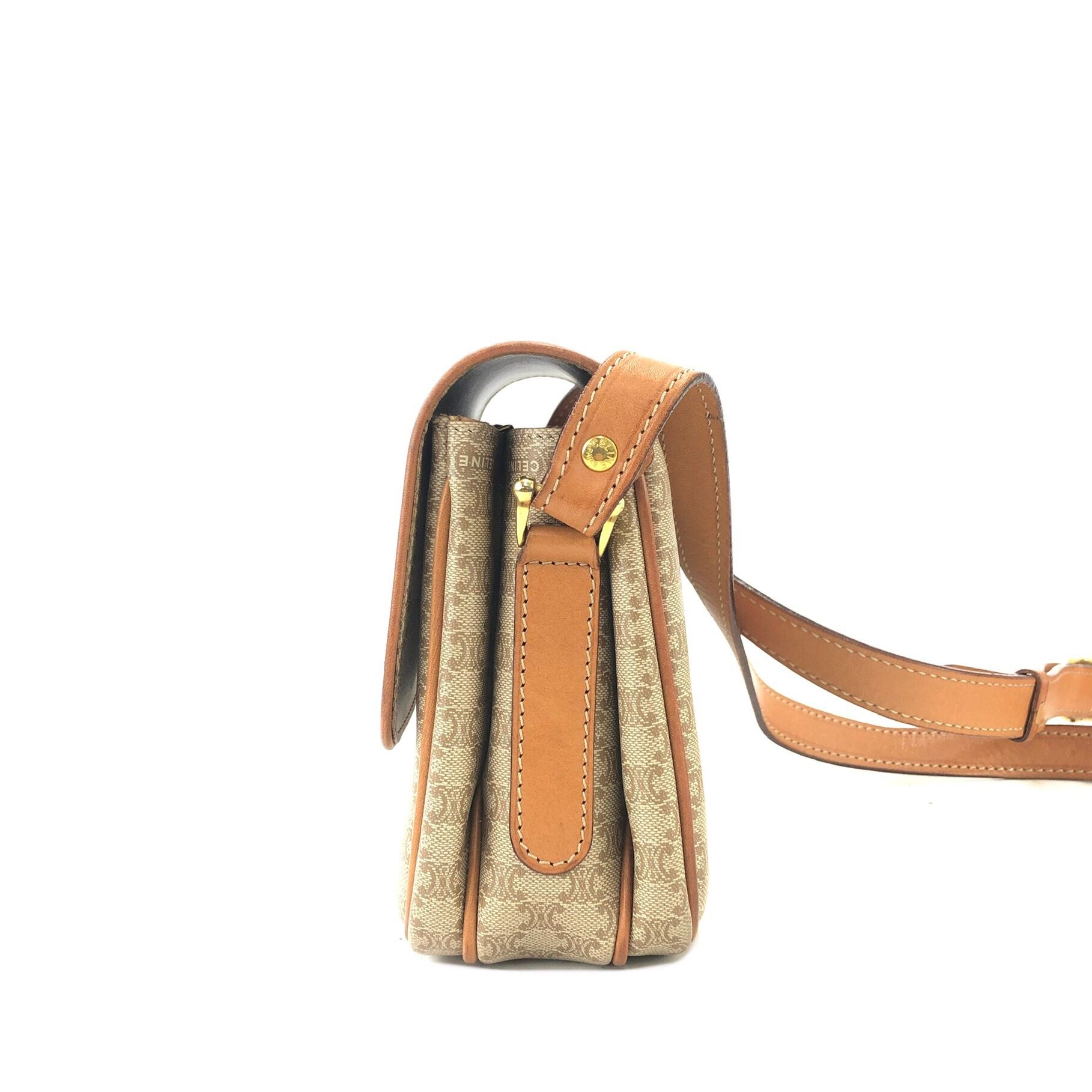 CELINE セリーヌ マカダム ブラゾン型押し フロントライン ショルダー