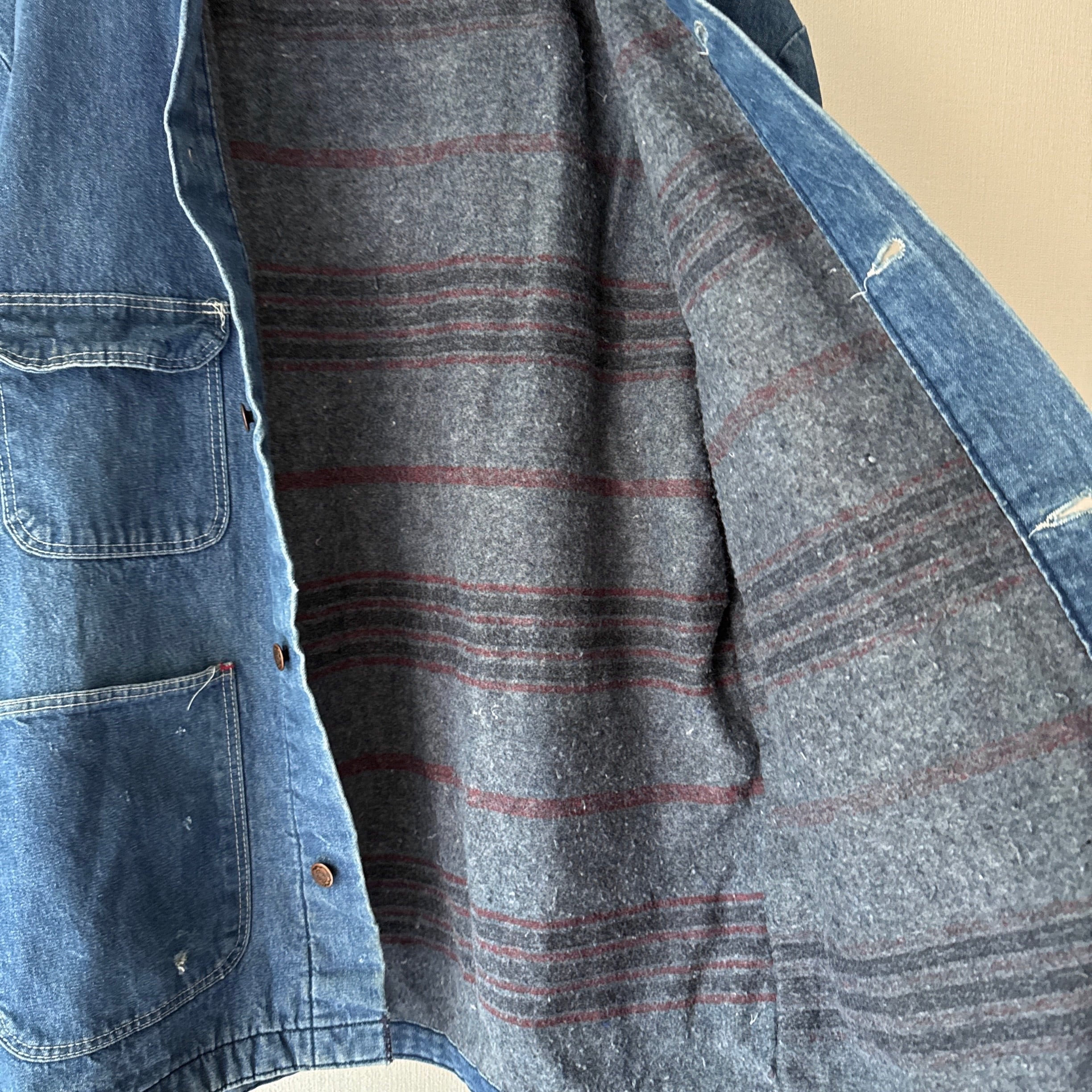 70's~80's BIG BEN Coverall Denim Chore Jacket Made in USA アメリカ
