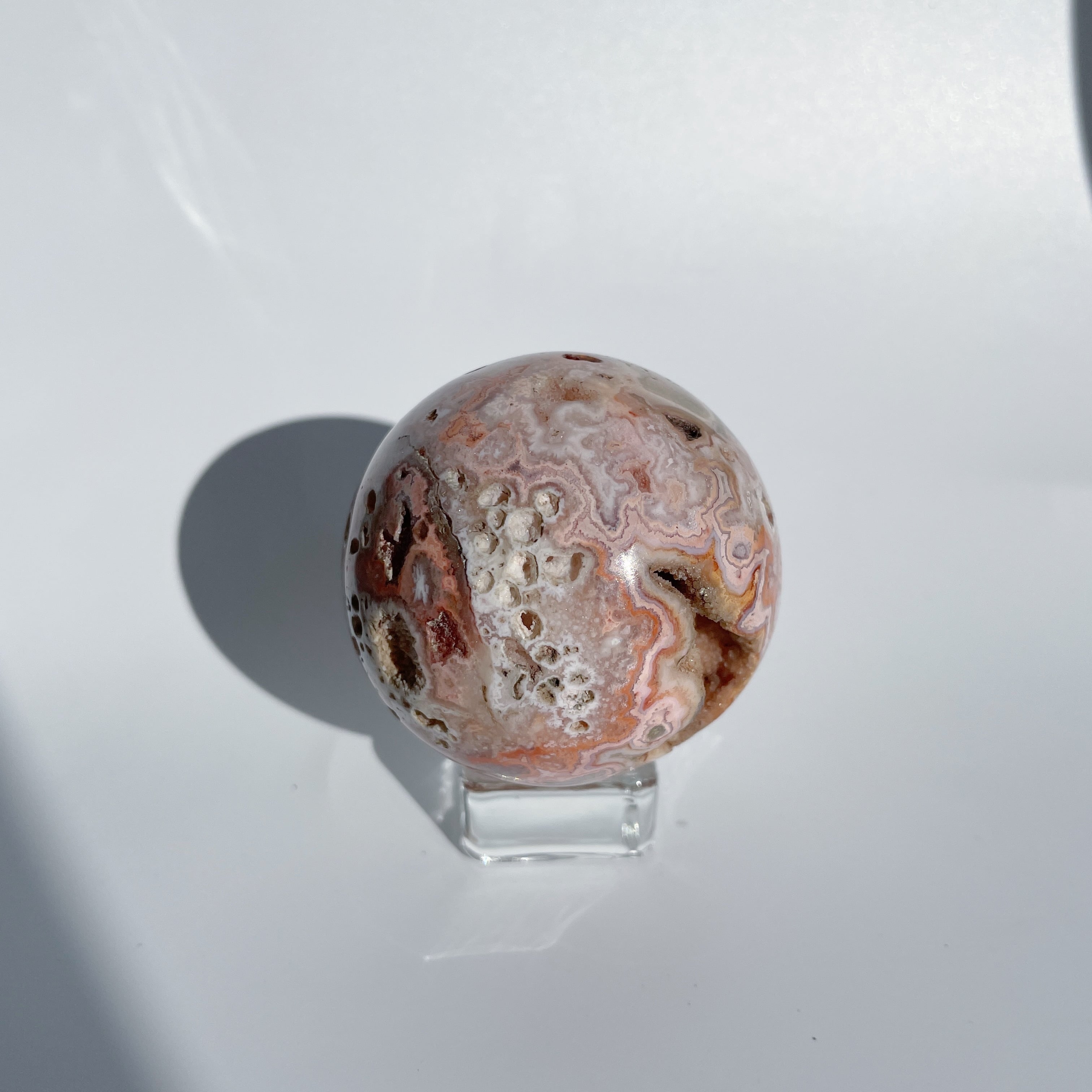 クレイジーレースアゲート スフィア36◇Crazy Lace Agate