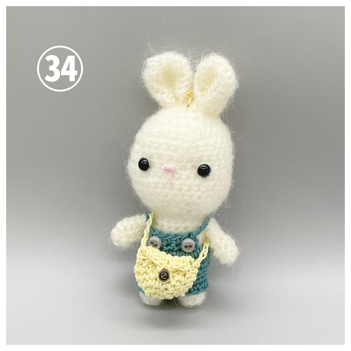 新作入荷♪】森音オリジナル あみぐるみ お散歩うさちゃん. | うさぎ