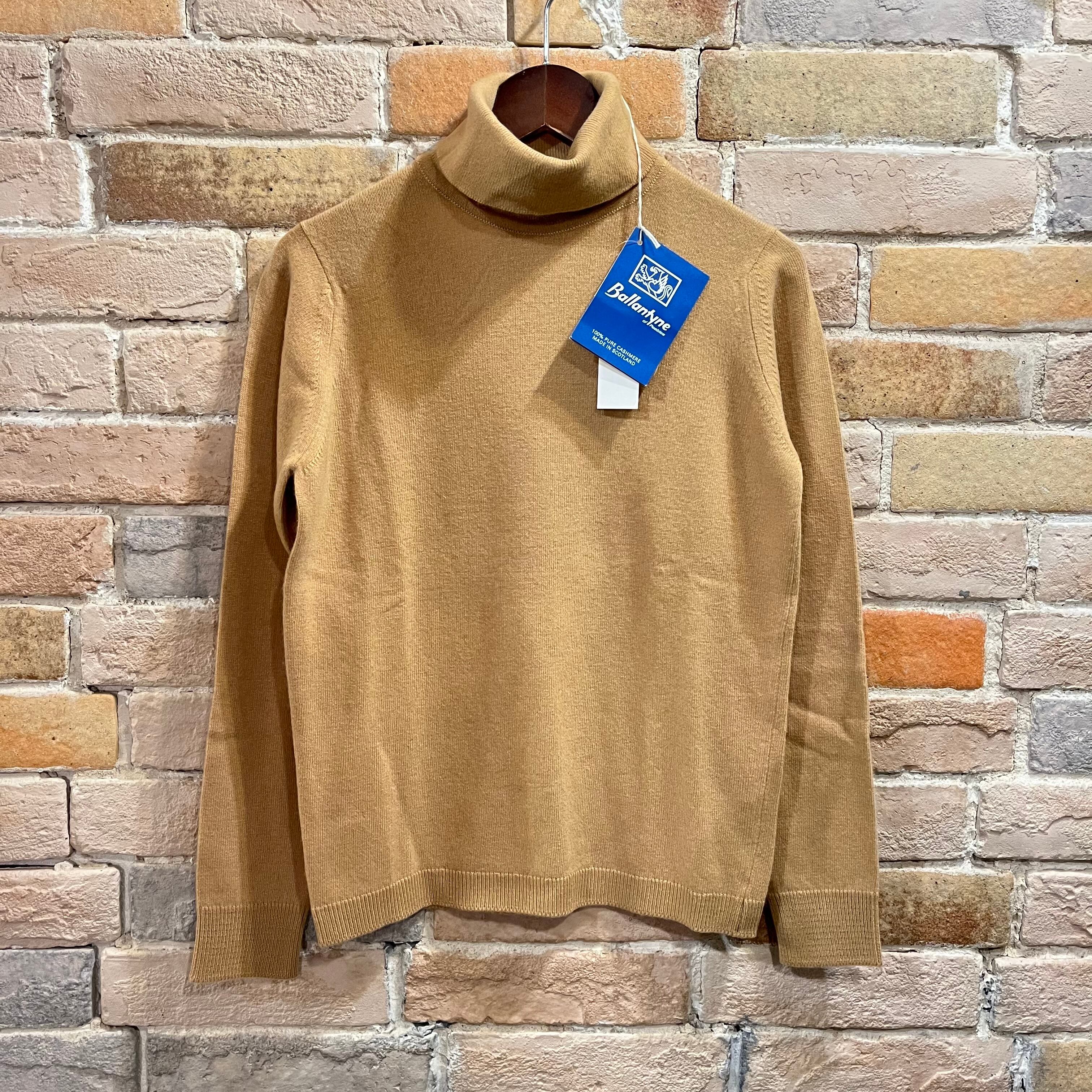 ballantyne ladies “dead stock” cashmere turtle knit バランタイン