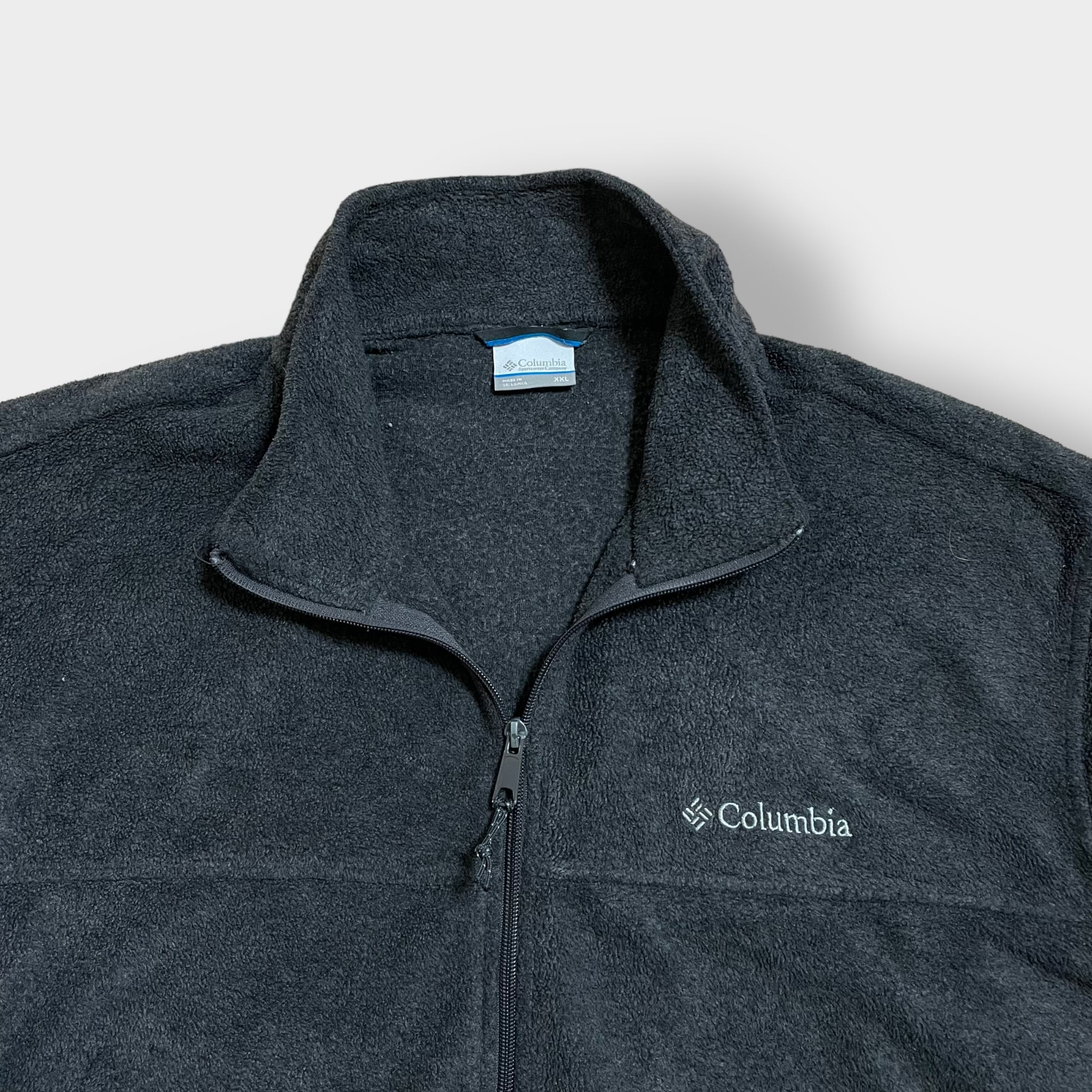 Columbia フリースジャケット 2XL ビッグサイズ ジップアップ