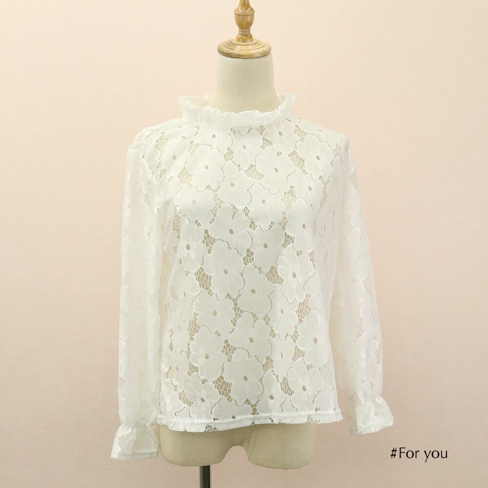 花レースに彩られたトップス_a0021803011