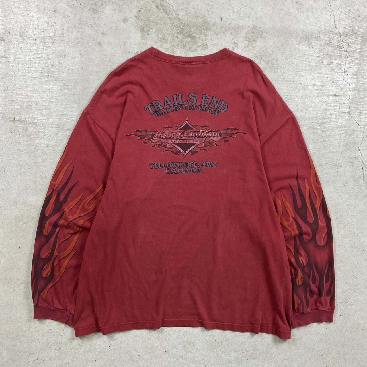 Harley-Davidson ハーレーダビッドソン ファイヤーパターン ロゴ 