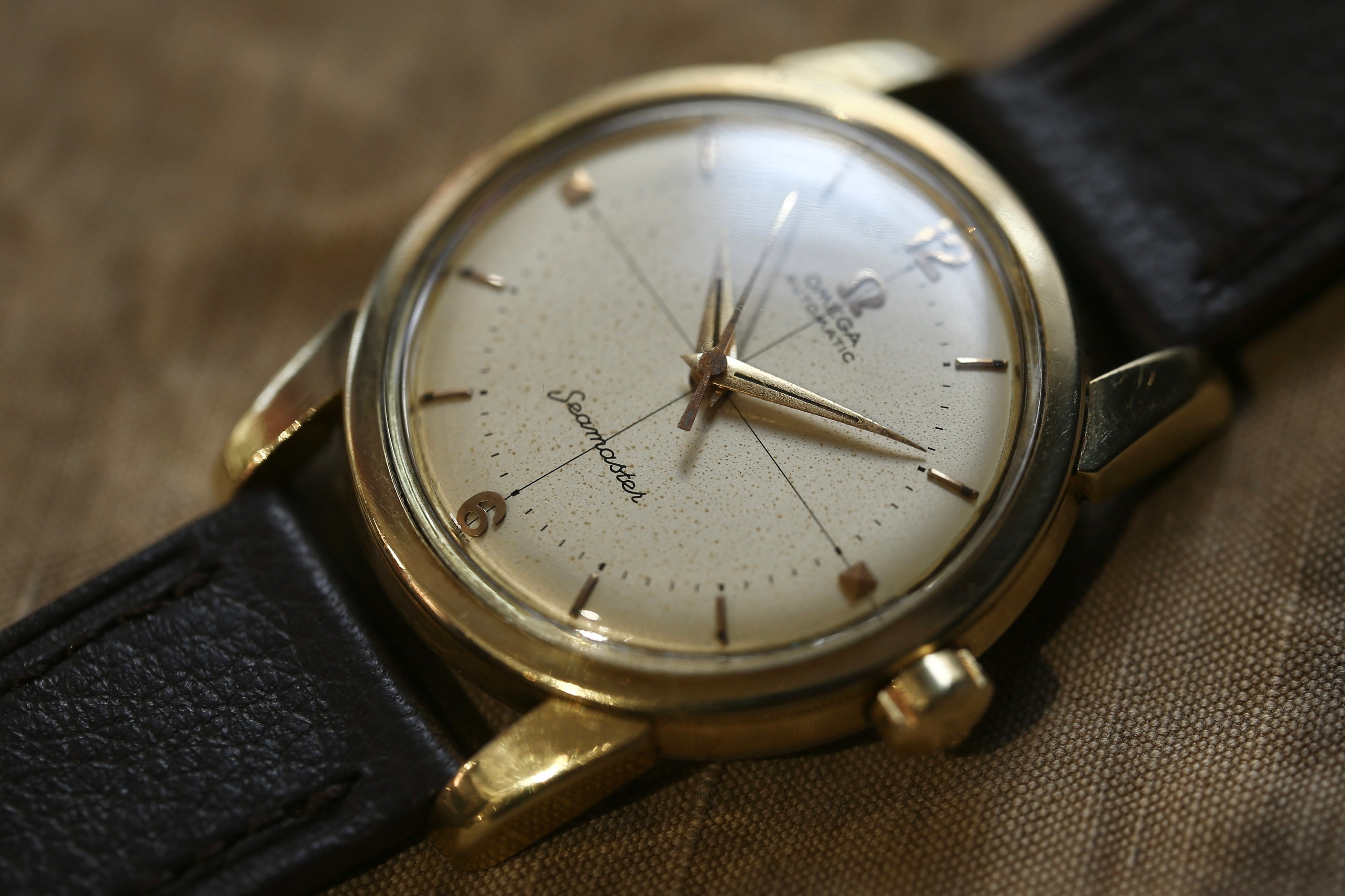 OMEGA】1956年製 オメガ シーマスター 第三世代 クロスライン