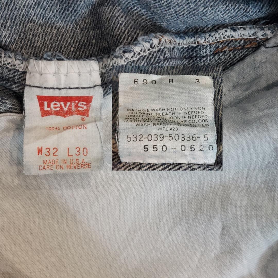 リーバイス550 Levis W32 青 古着 80s USA製 21124 | fuufu