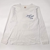 USA製 BUZZ RICKSON バズリクソンズ 背面デザイン 長袖 Tシャツ S/ホワイト メンズ
