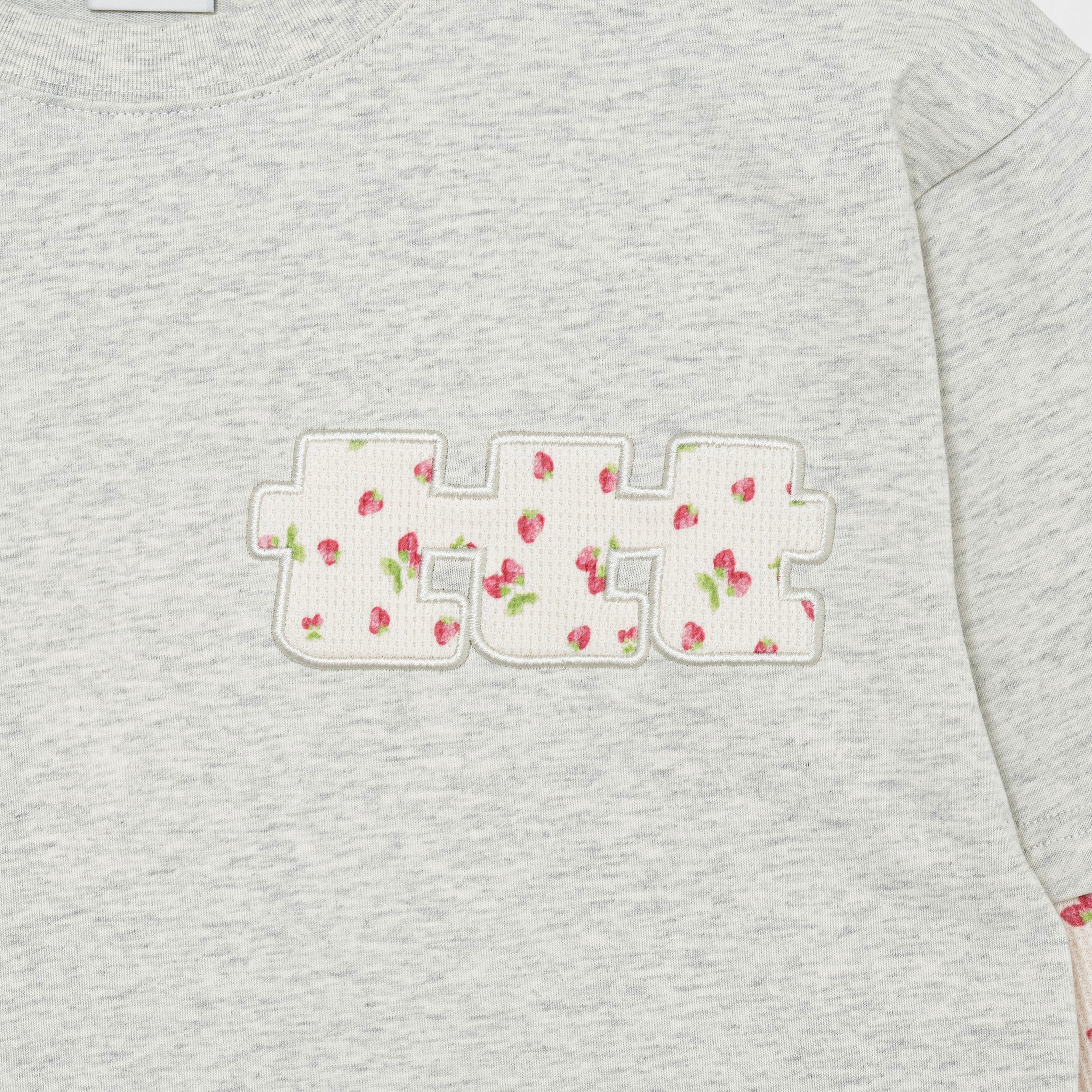 受注販売》Fake layered fruits thermal long sleeve tee（GREY） | TTTMSW