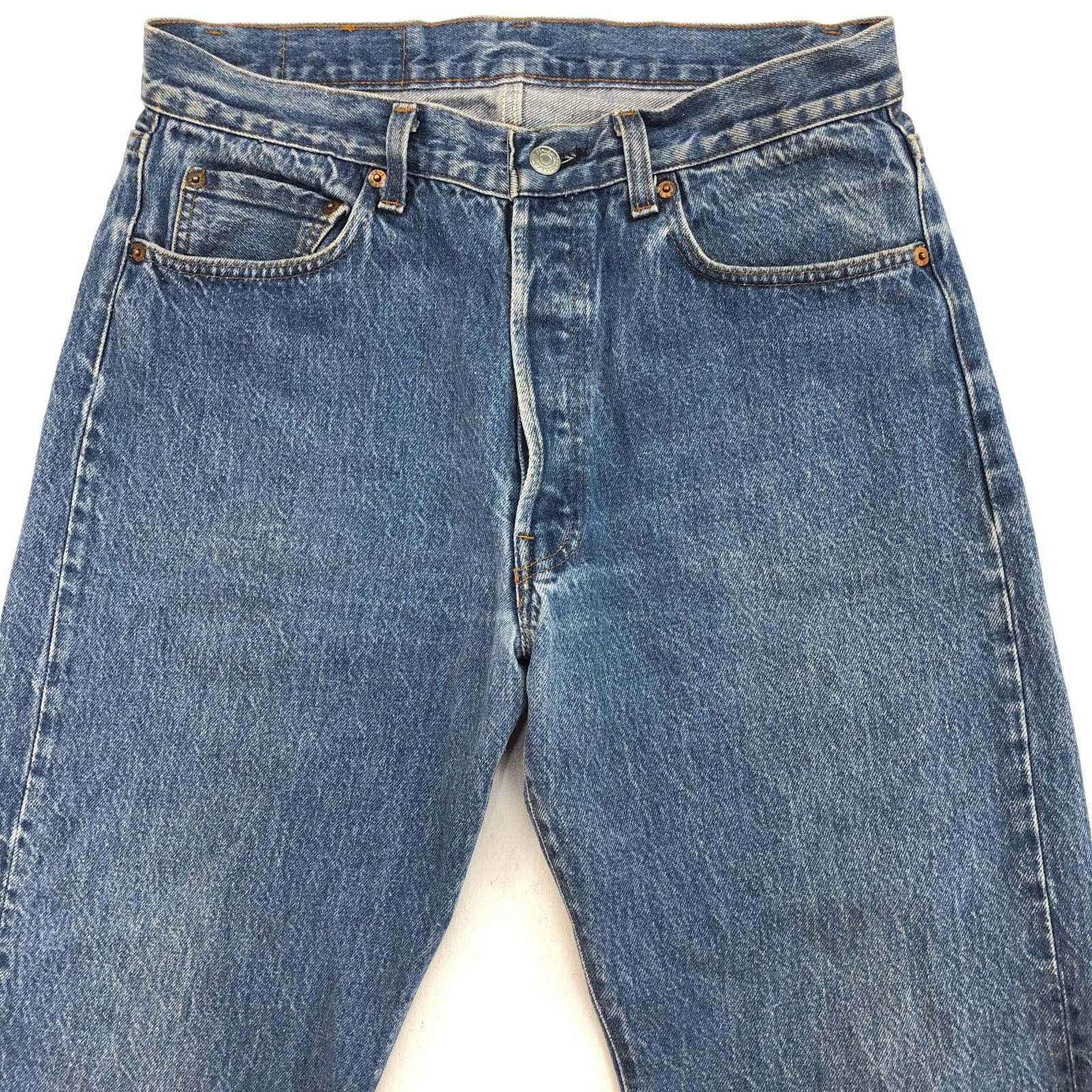 80s リーバイス 501 脇割り 刻印520 W33L30 usa製 ハチマル LEVI'S リーバイス 501- 80年代 USA製 ハチマル 脇割 内股シングル