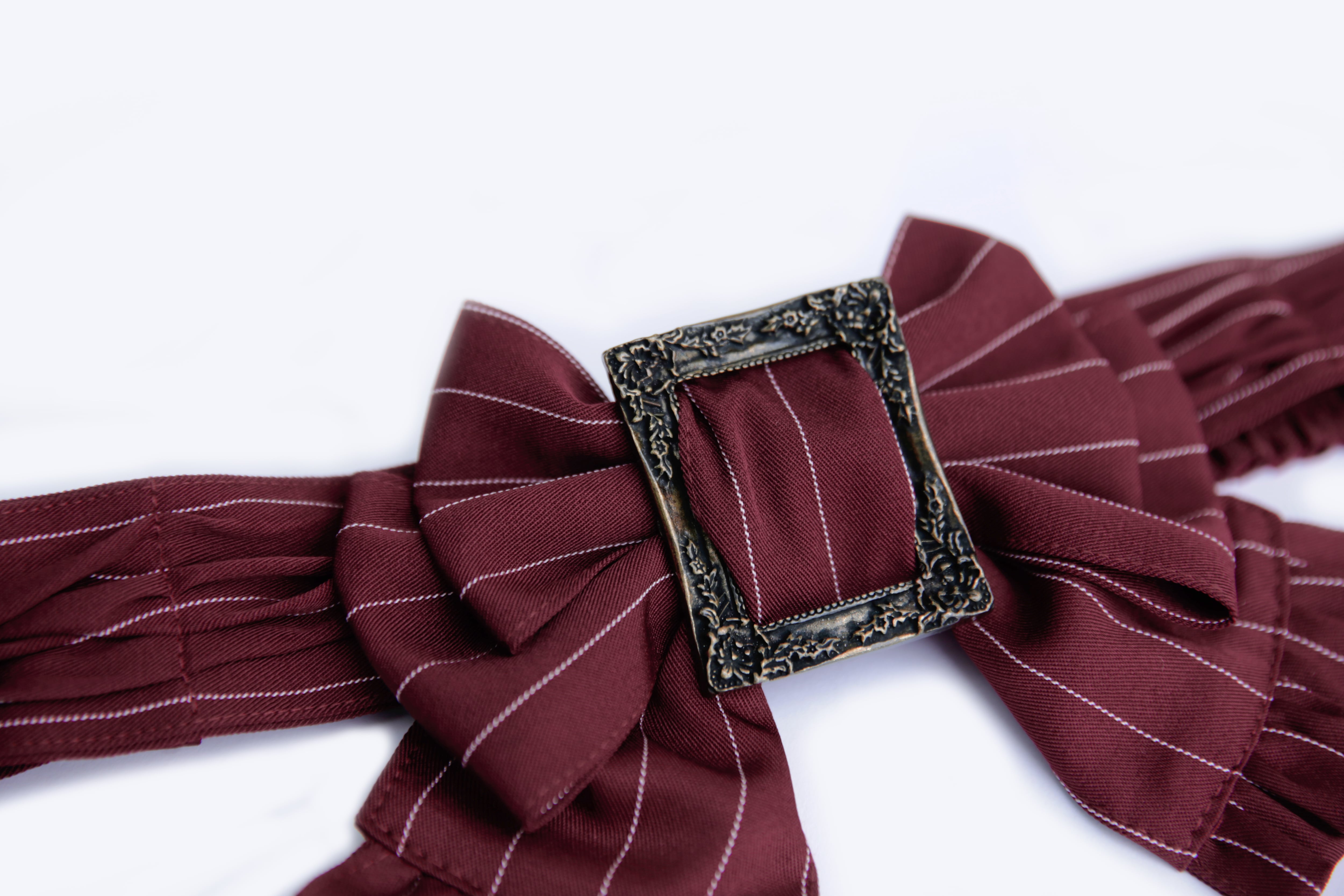 アリシアエコル ストライプリボンベルト | HoshibakoWorks