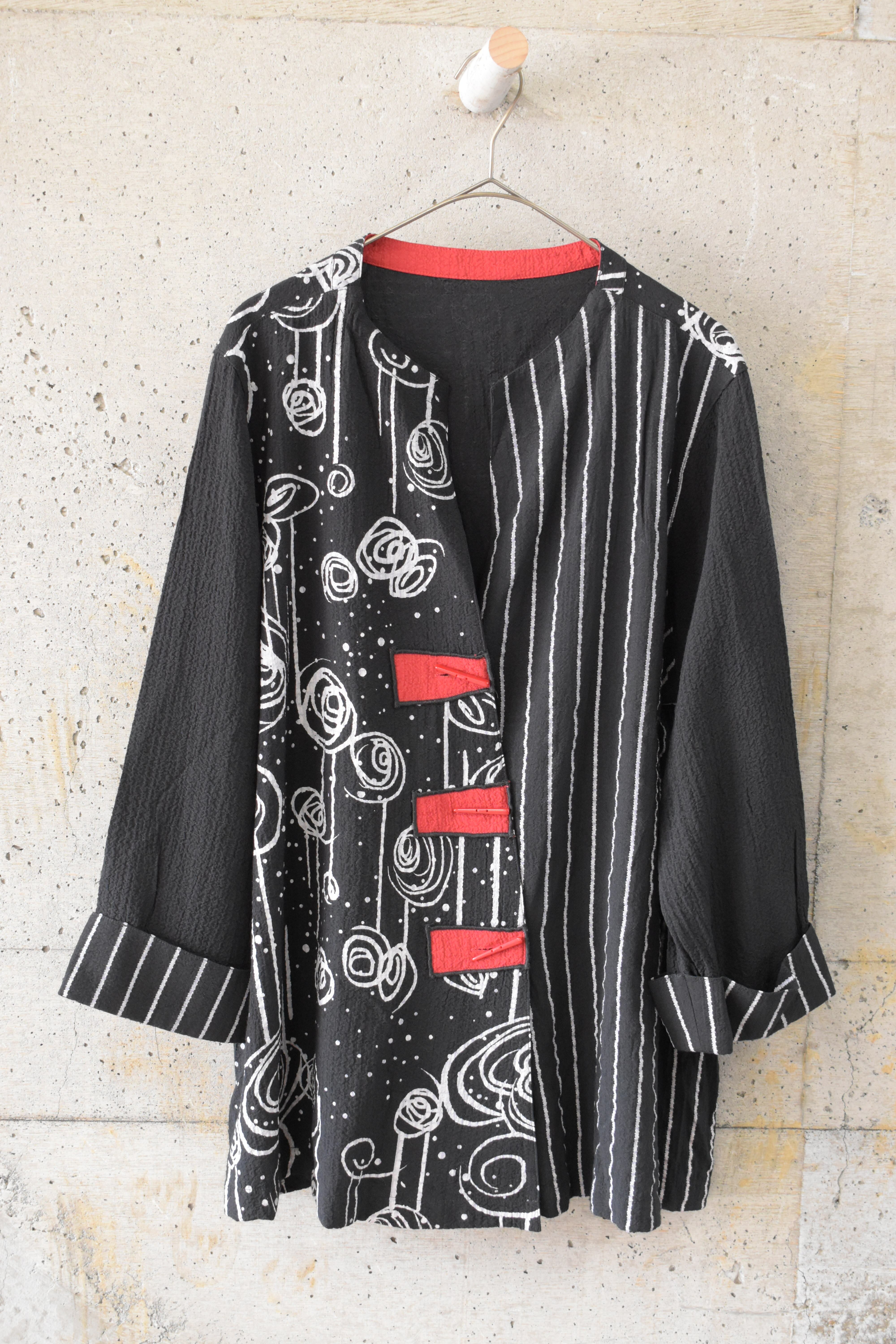 Hand-drawn illustration style jacket