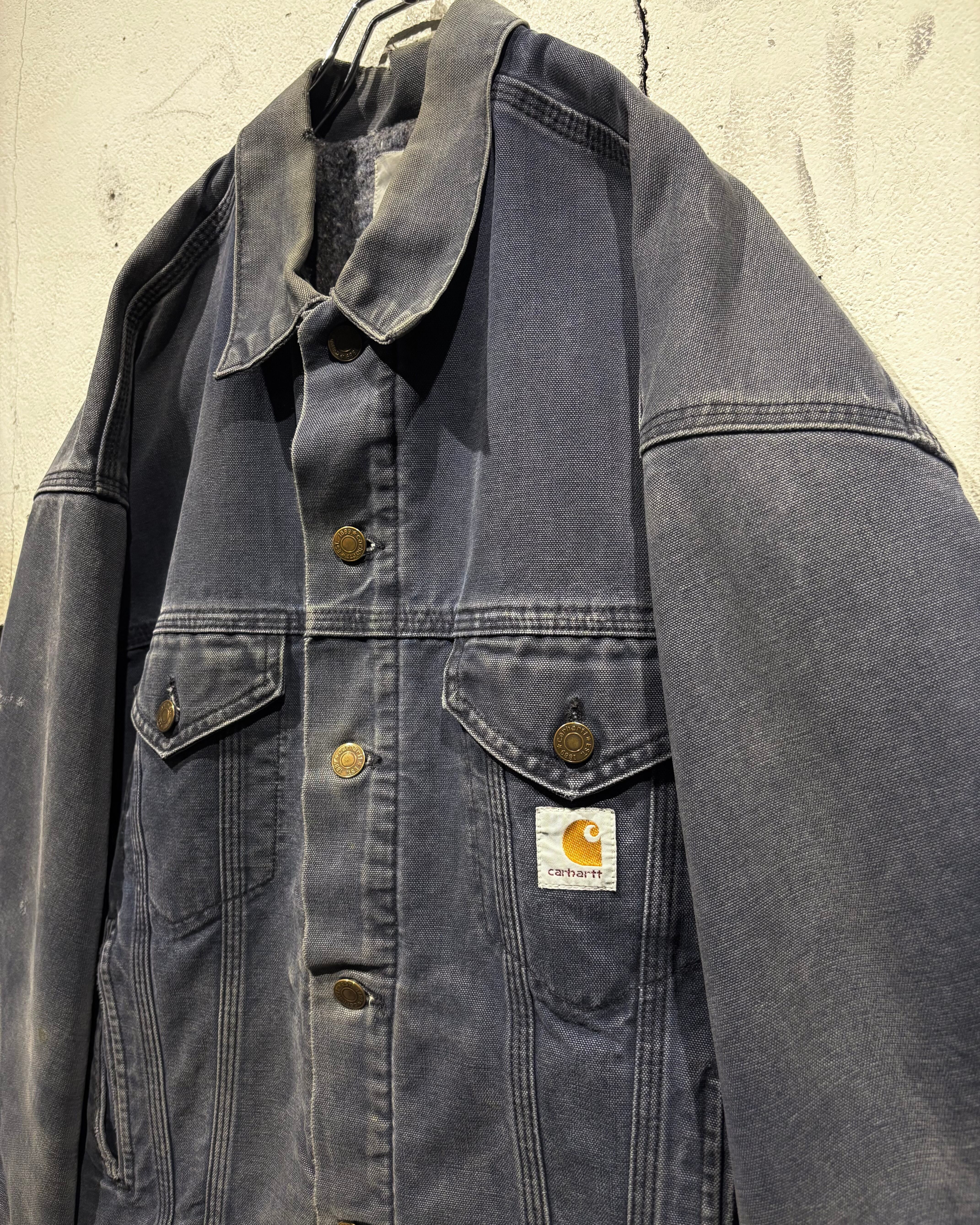 Caka otto】“Carhartt” Good Fade Vintage Duck Tracker Jacket | Caka
