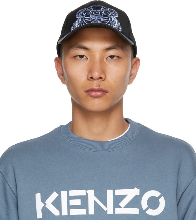 KENZO　ロゴスウェットシャツ　ブルー