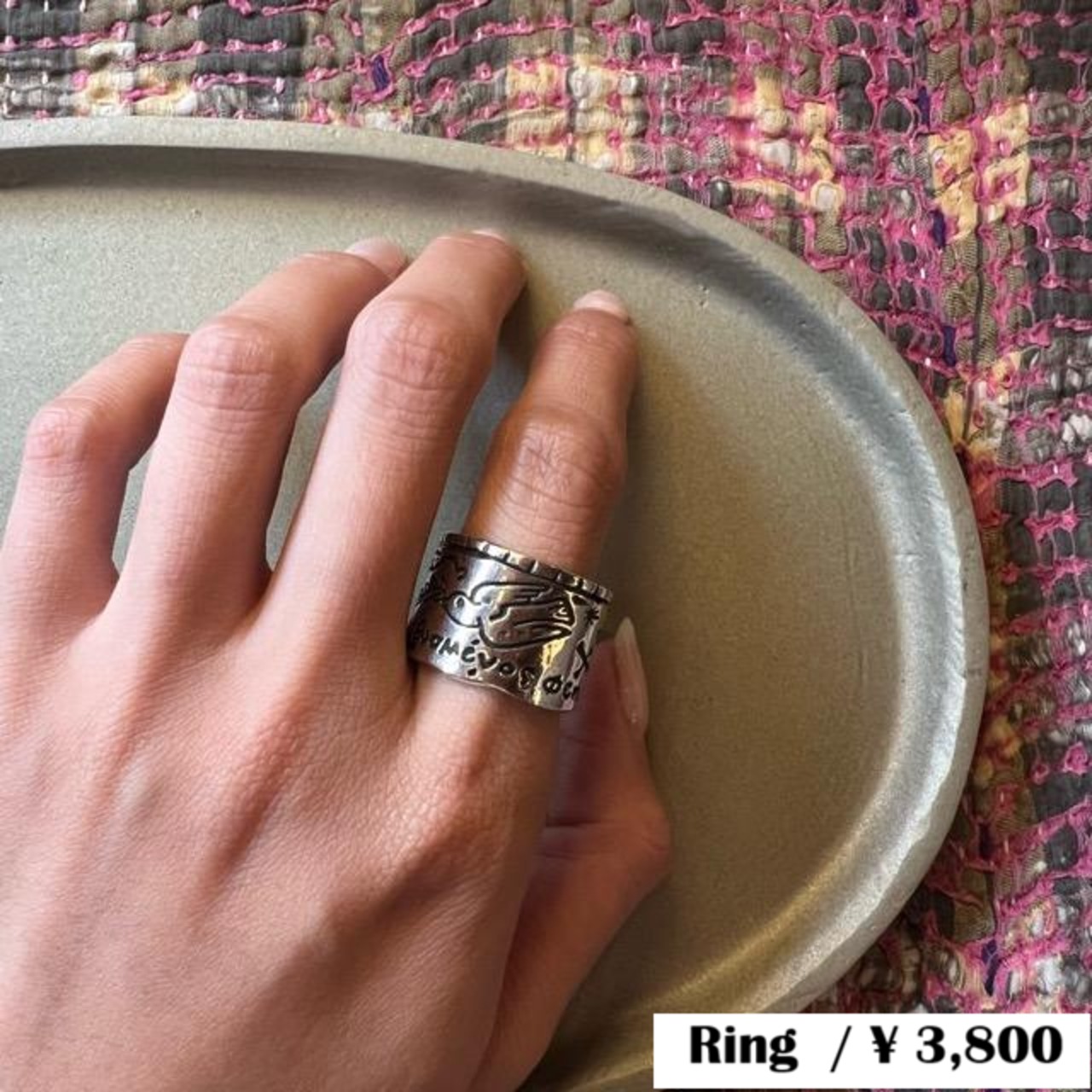TOPANGA Jewelry Wide Pattern Ring　Size 12 13 ワイドパターンリング　指輪　リング　プレゼント