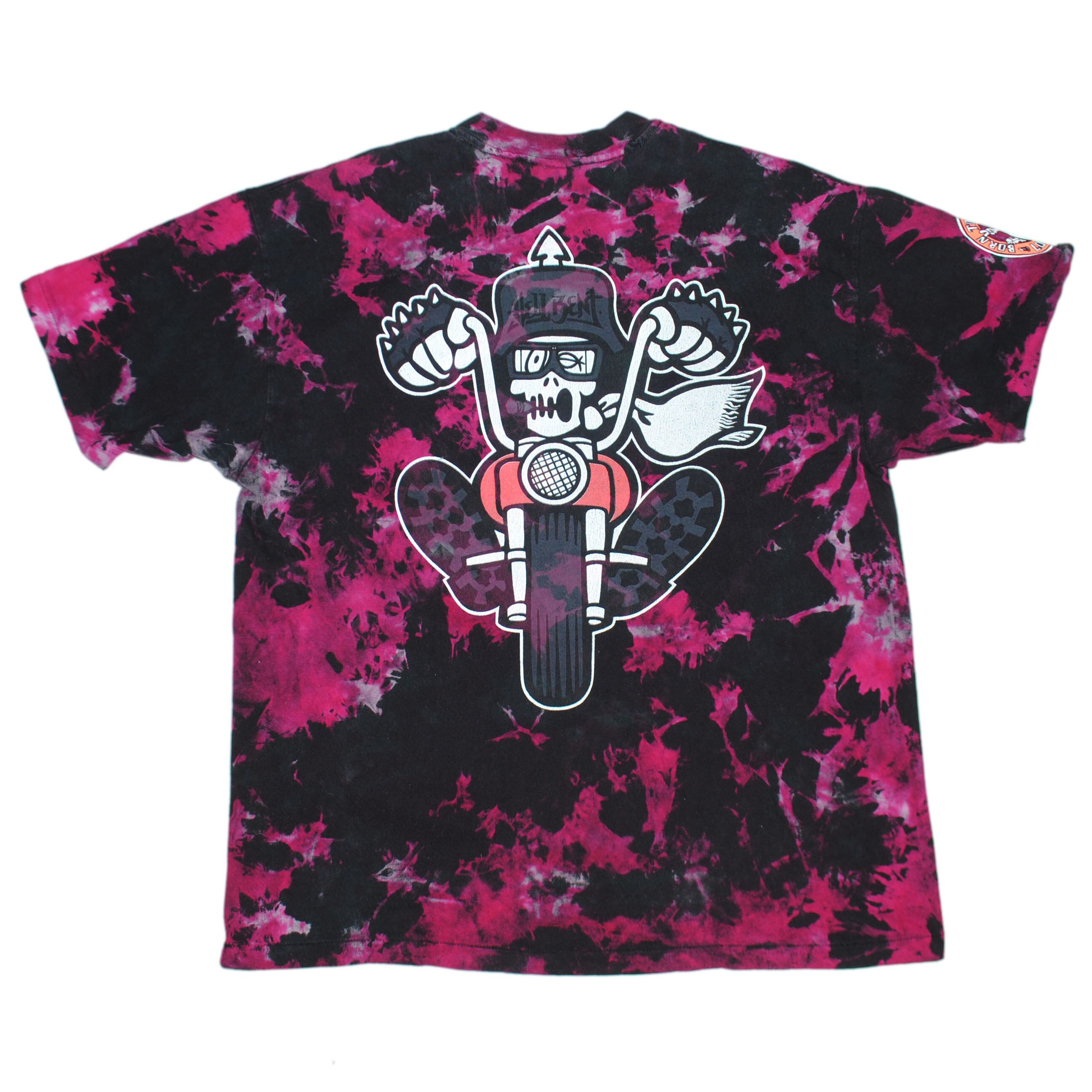 Born To Kick Arse』 90s UK vintage tie-dye T-shirts | excube.e_shop
