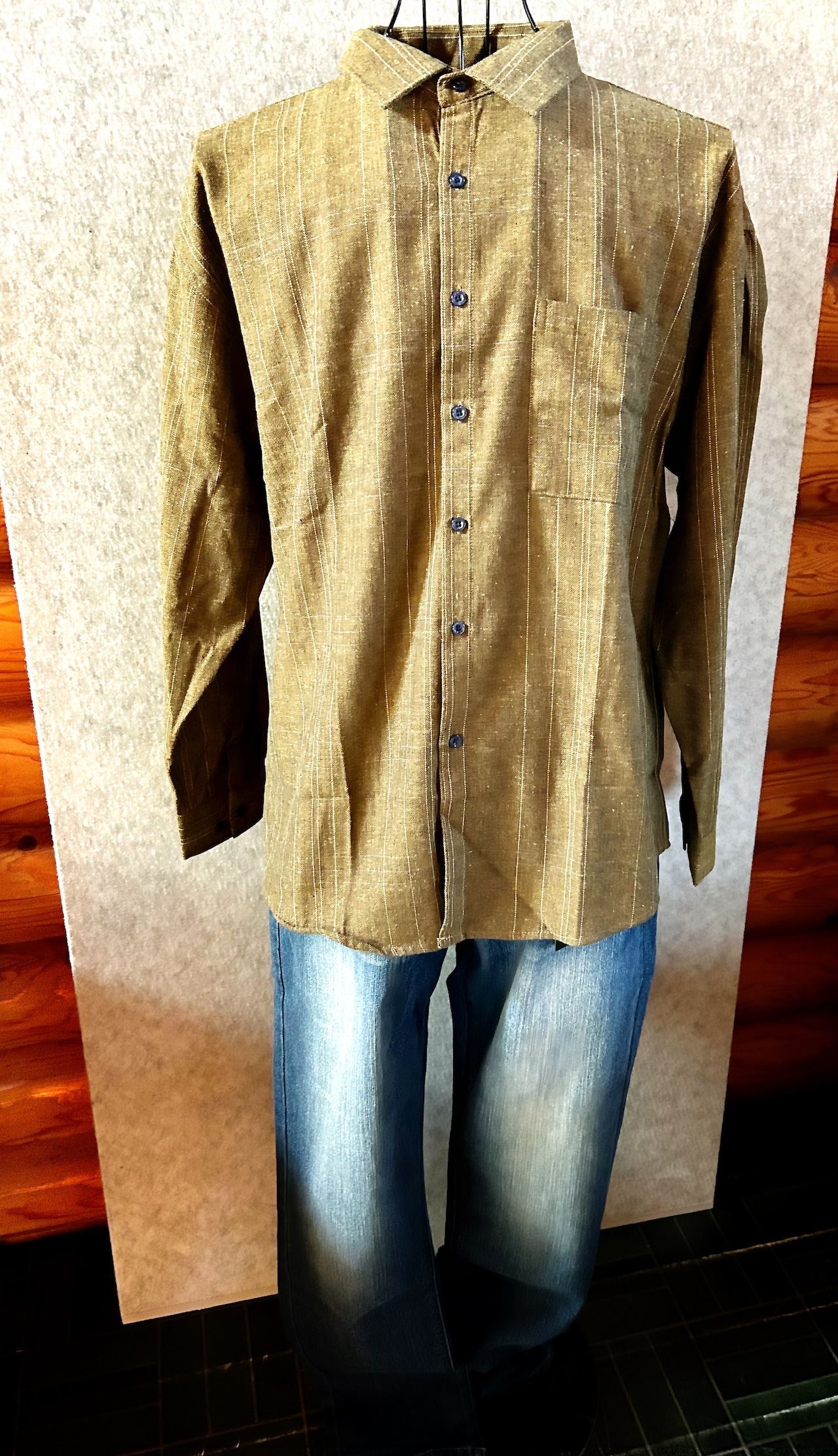 NICE FIELD メンズカジュアルシャツ