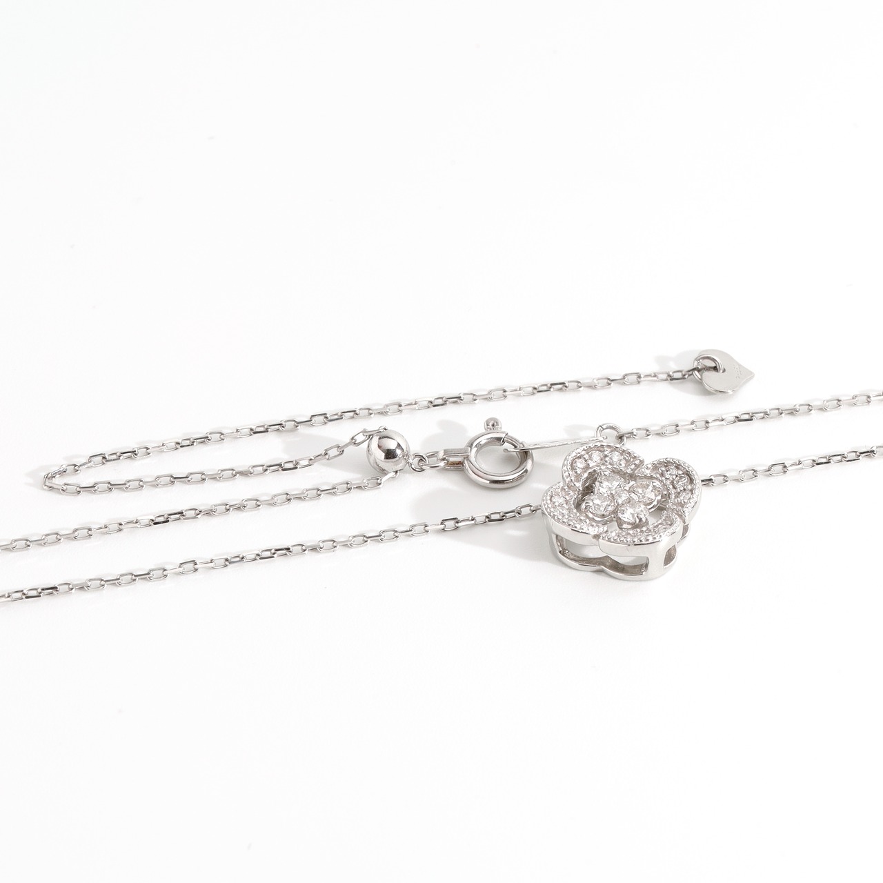 H&C ダイヤモンド デザインネックレス pt / 0.140ct / 0.060ct