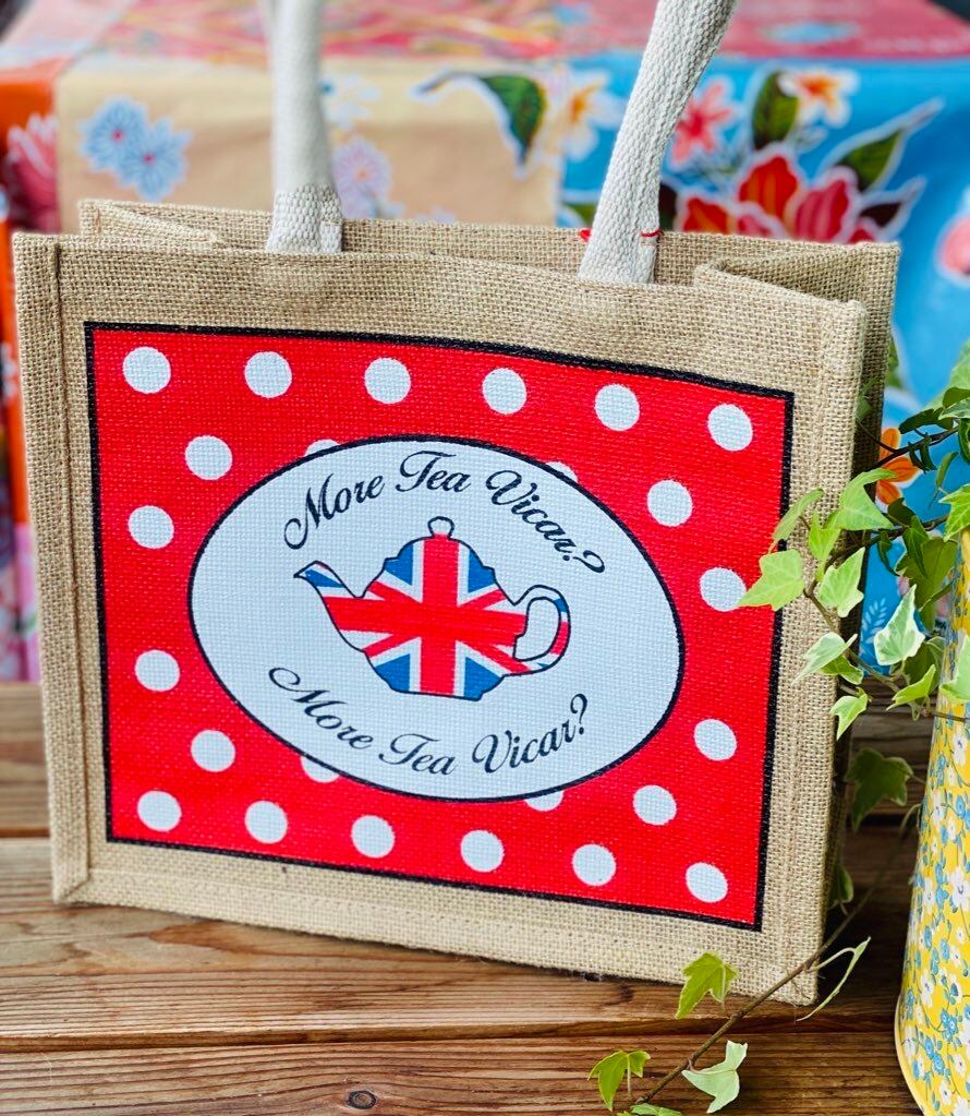 More Tea Vicar?オリジナルジュートバッグ