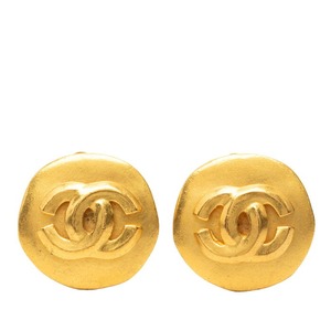 シャネル ヴィンテージ ココマーク イヤリング ゴールド メッキ レディース CHANEL 中古