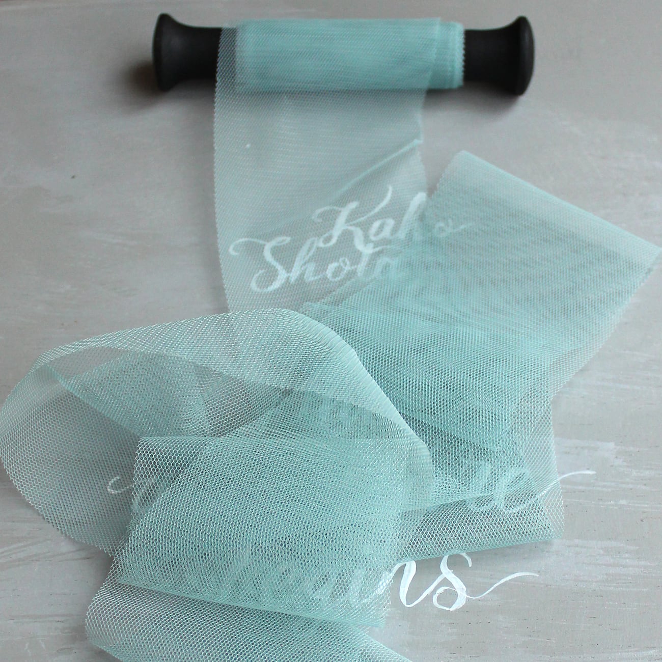 Tule チュール リボン／6.mintgreenミントグリーン （幅/約70mm