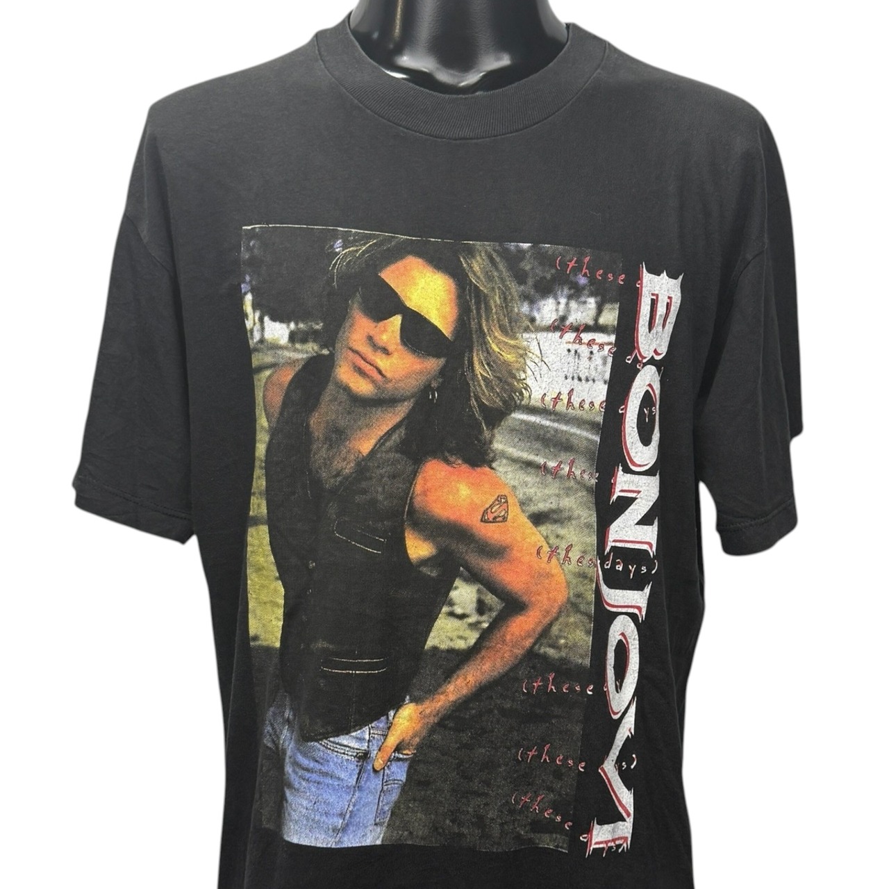 【BON JOVI】ボン・ジョヴィ "THESE DAYS 1996 TOUR" 90's Vintage Tシャツ