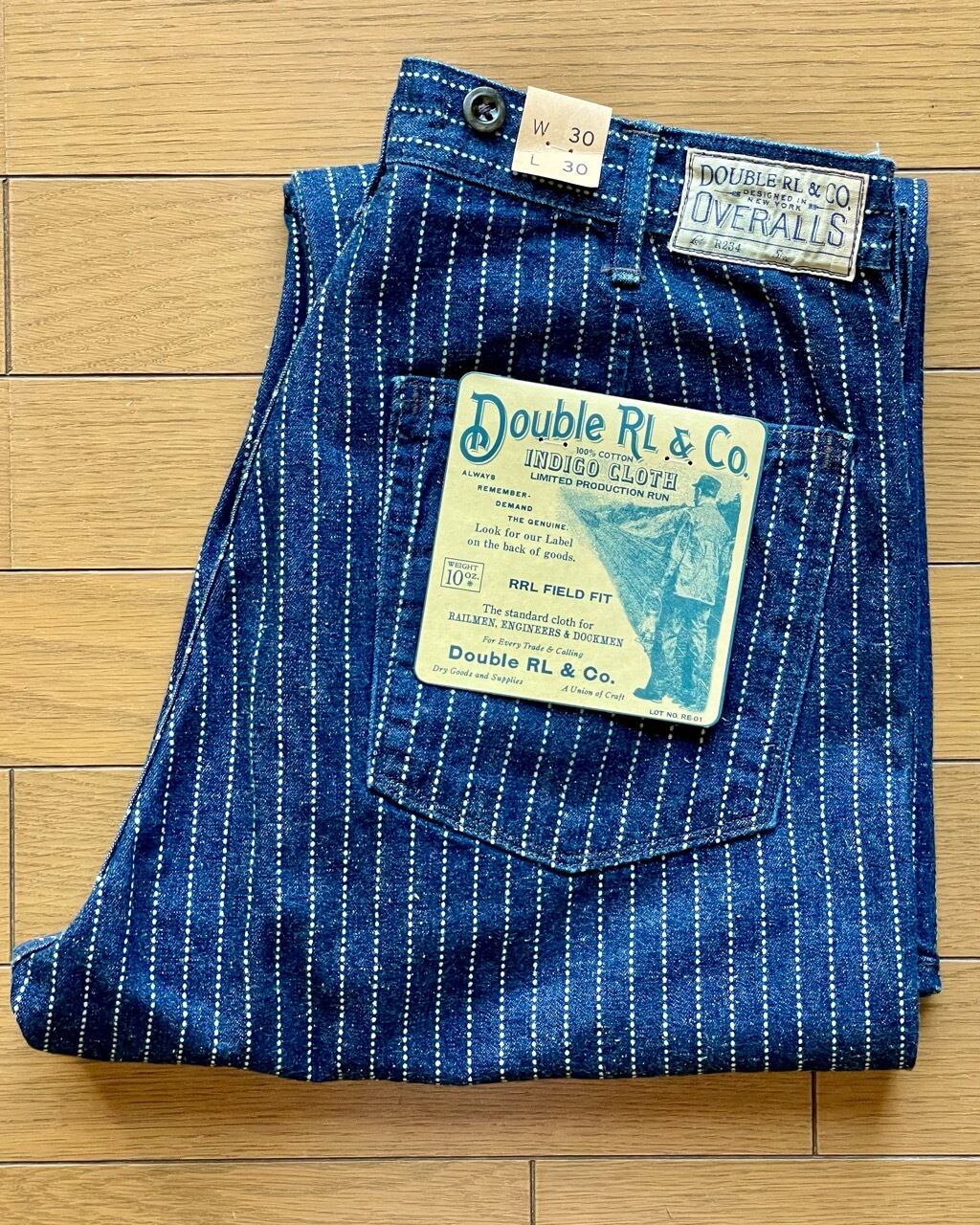 新品 RRL リミテッドエディション ストライプワークパンツ W30 新品 RRL リミテッドエディション ストライプワークパンツ W30