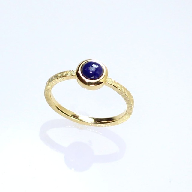 K18YG ラピスラズリリング 0.52ct