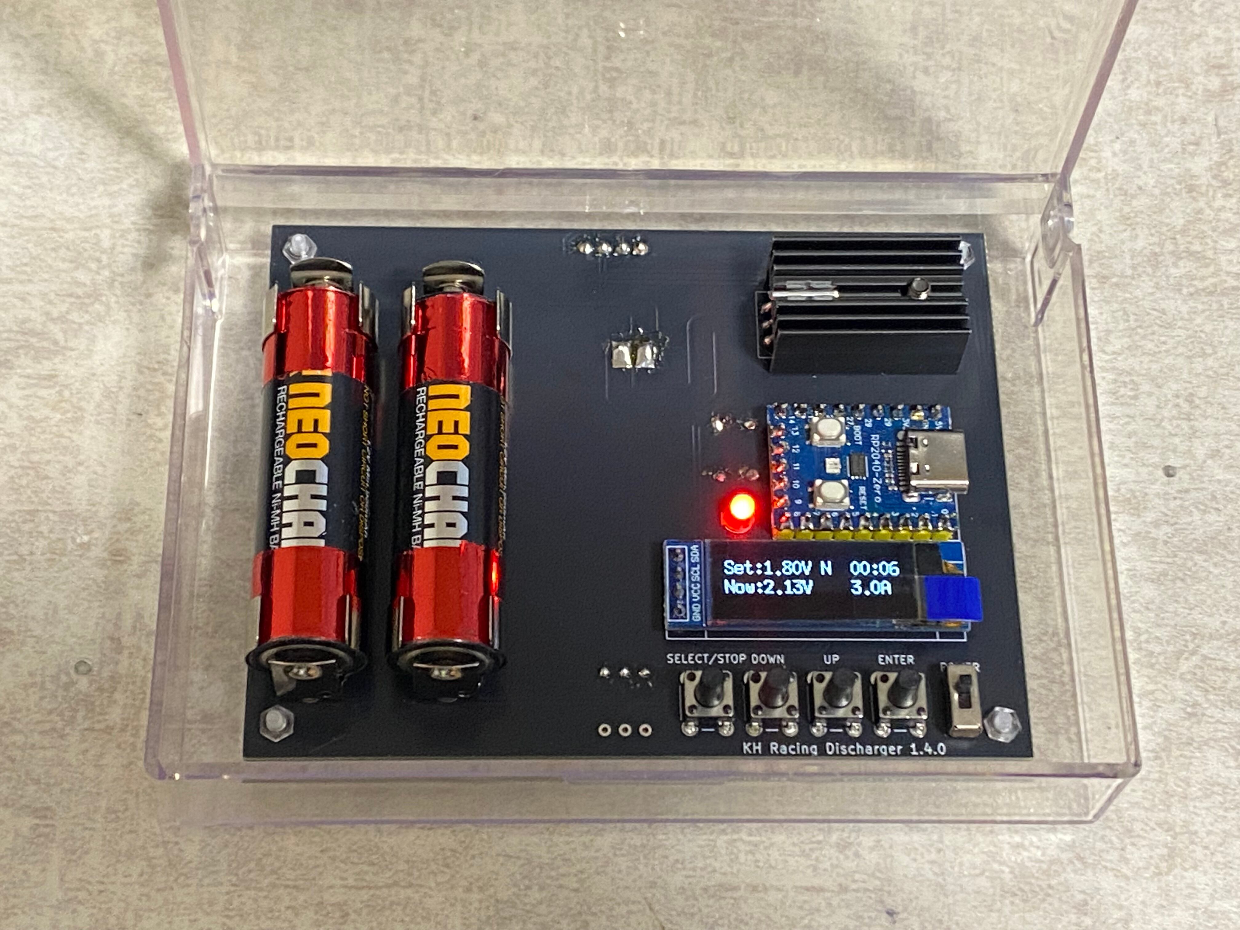 KH Racing ミニ四駆自己電源タイプ放電器　定電流、絞り対応 KH Racing