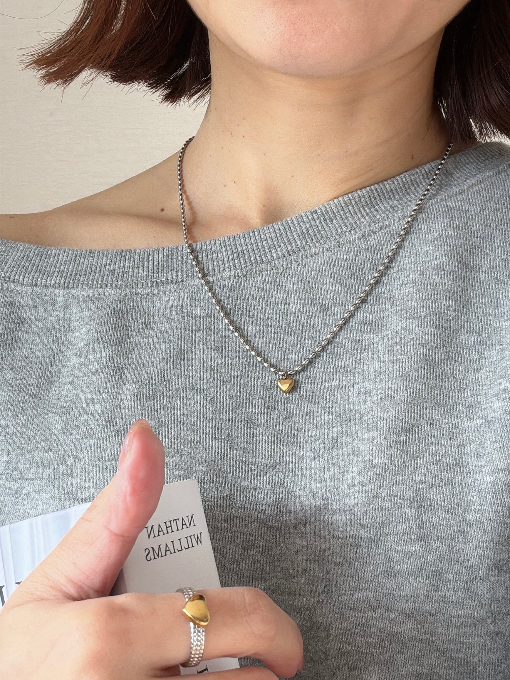 MSAハートチャームネックレス | joie